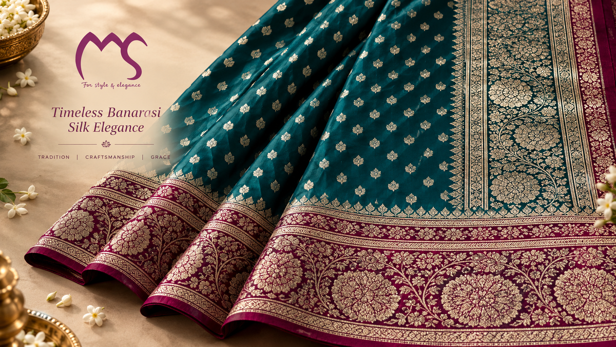 Handloom Banarasi Silk Sarees & the GI Tag: The Complete Buyer's Guide
