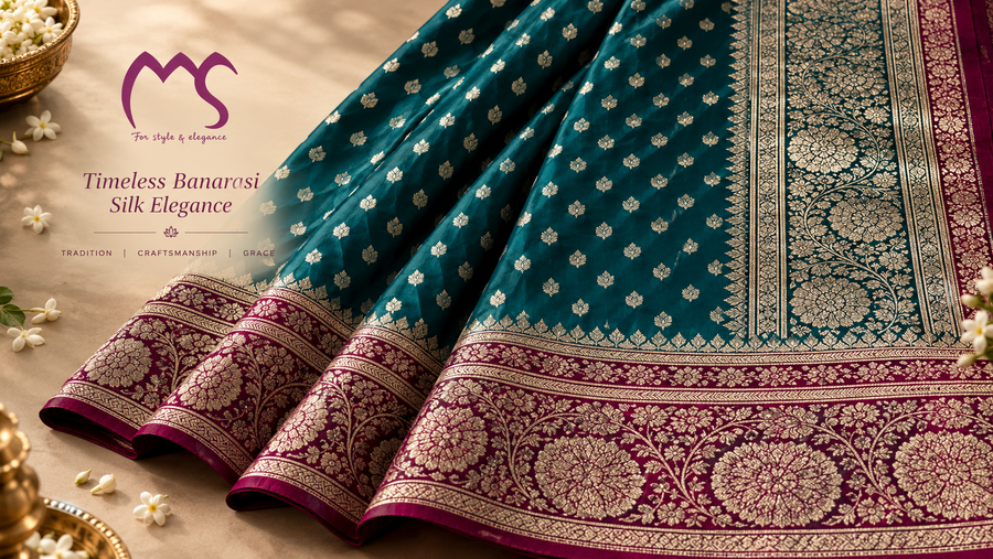 Handloom Banarasi Silk Sarees & the GI Tag: The Complete Buyer's Guide