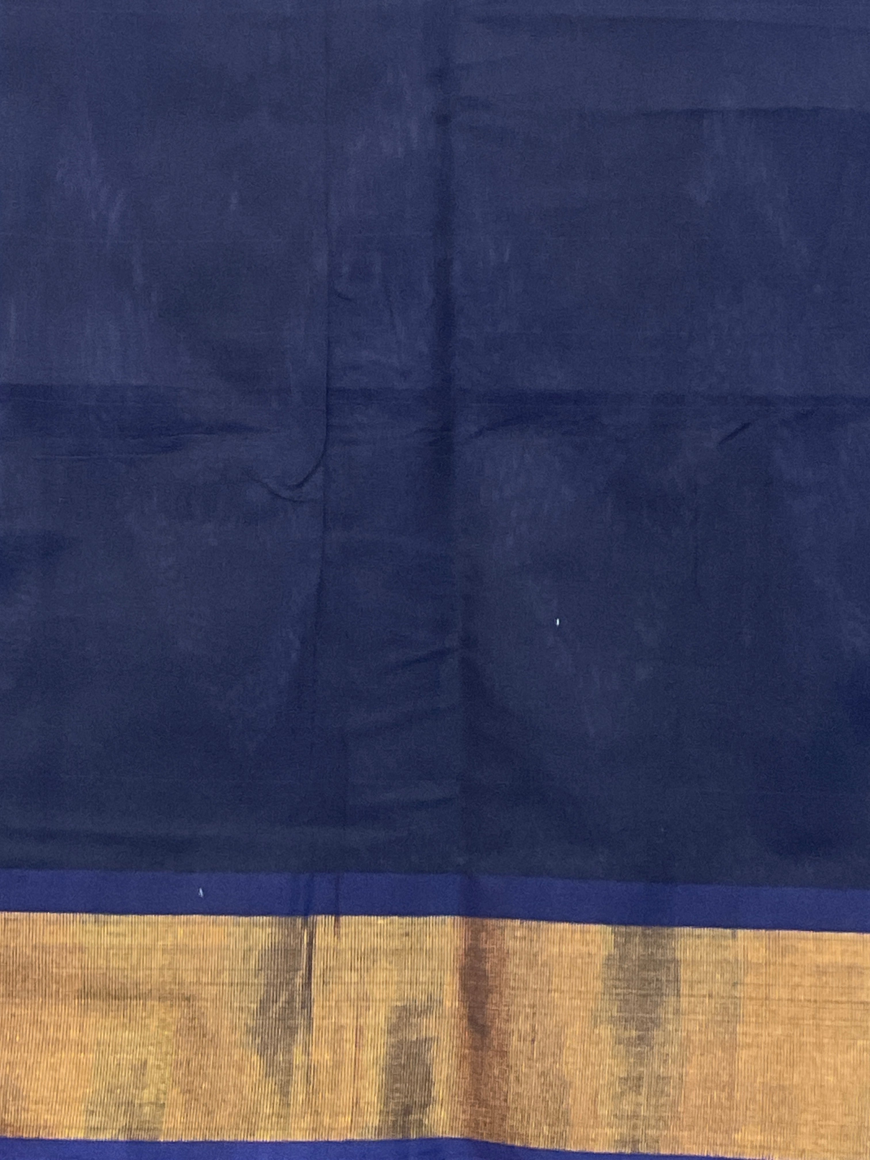 Blue & Green Pochampally Sico Silk Saree