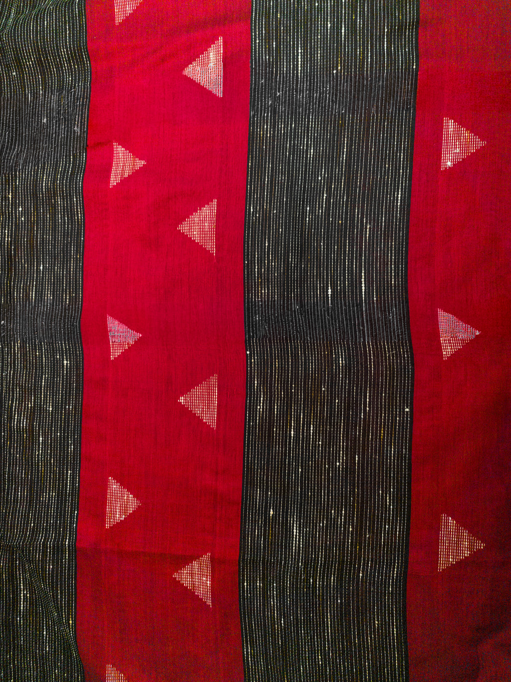 Black Handwork Cotton Saree