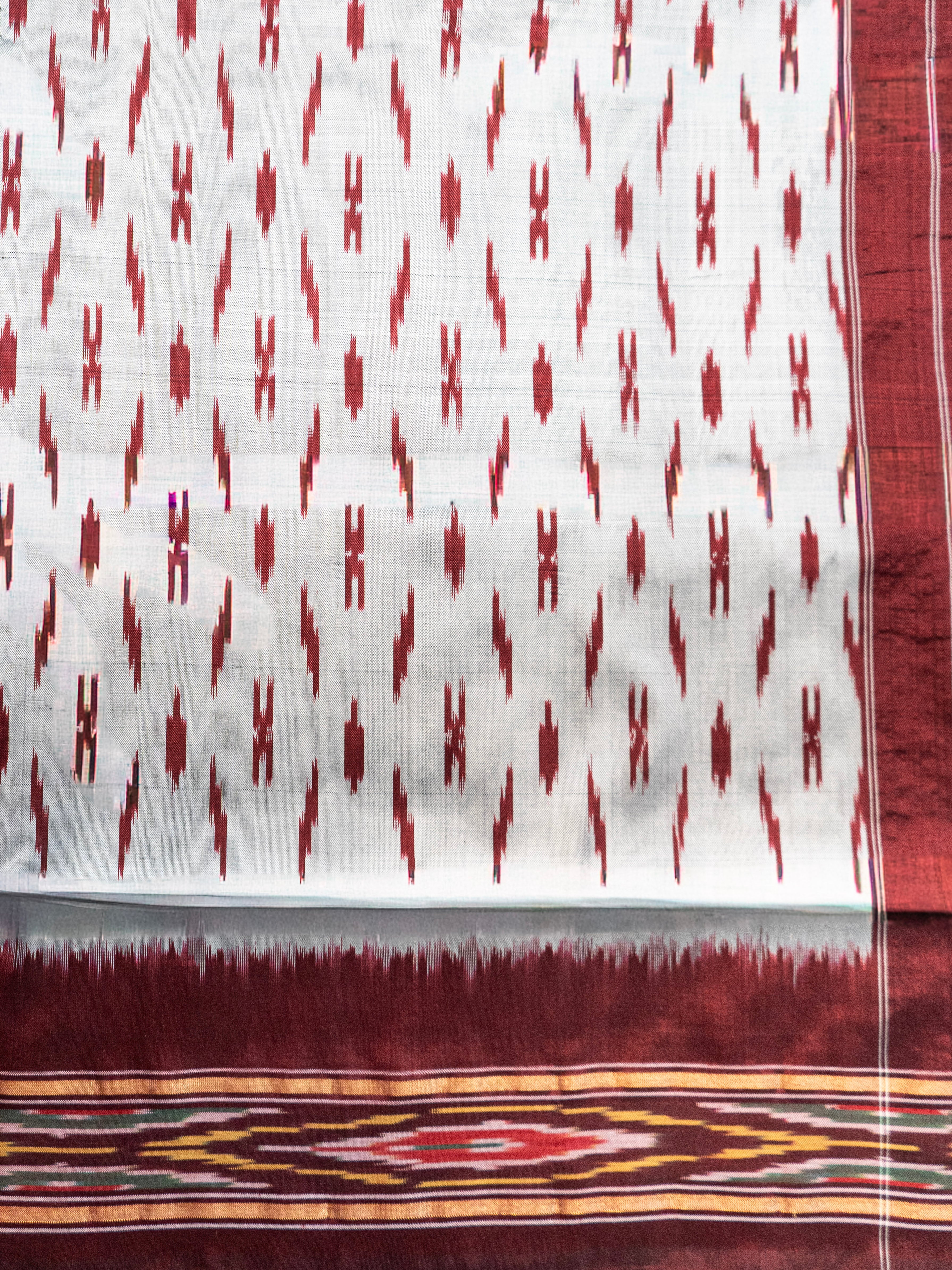 Pure Pochampally silk saree without Blouse