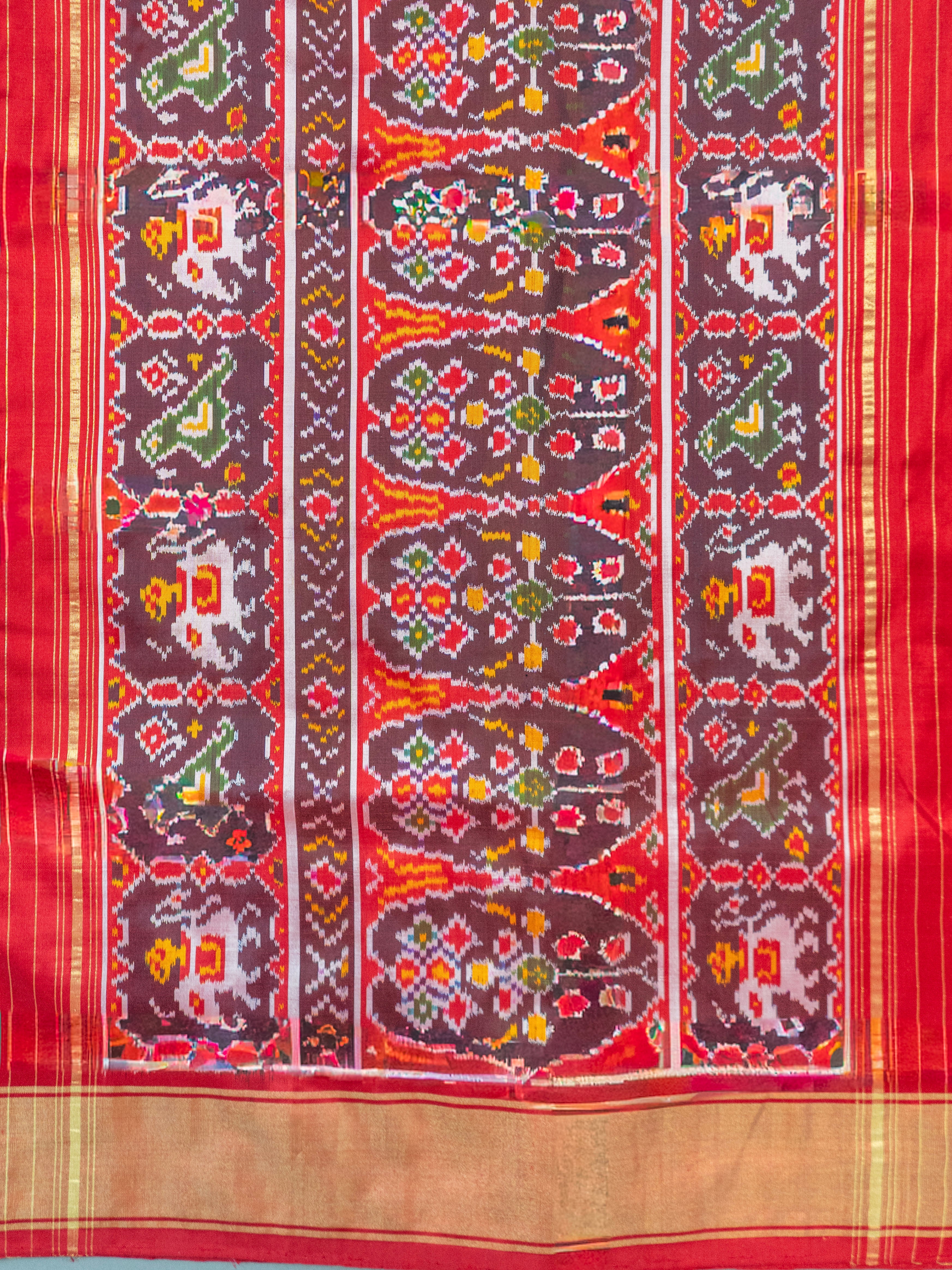 Blue Pochampally Ikat Silk Saree