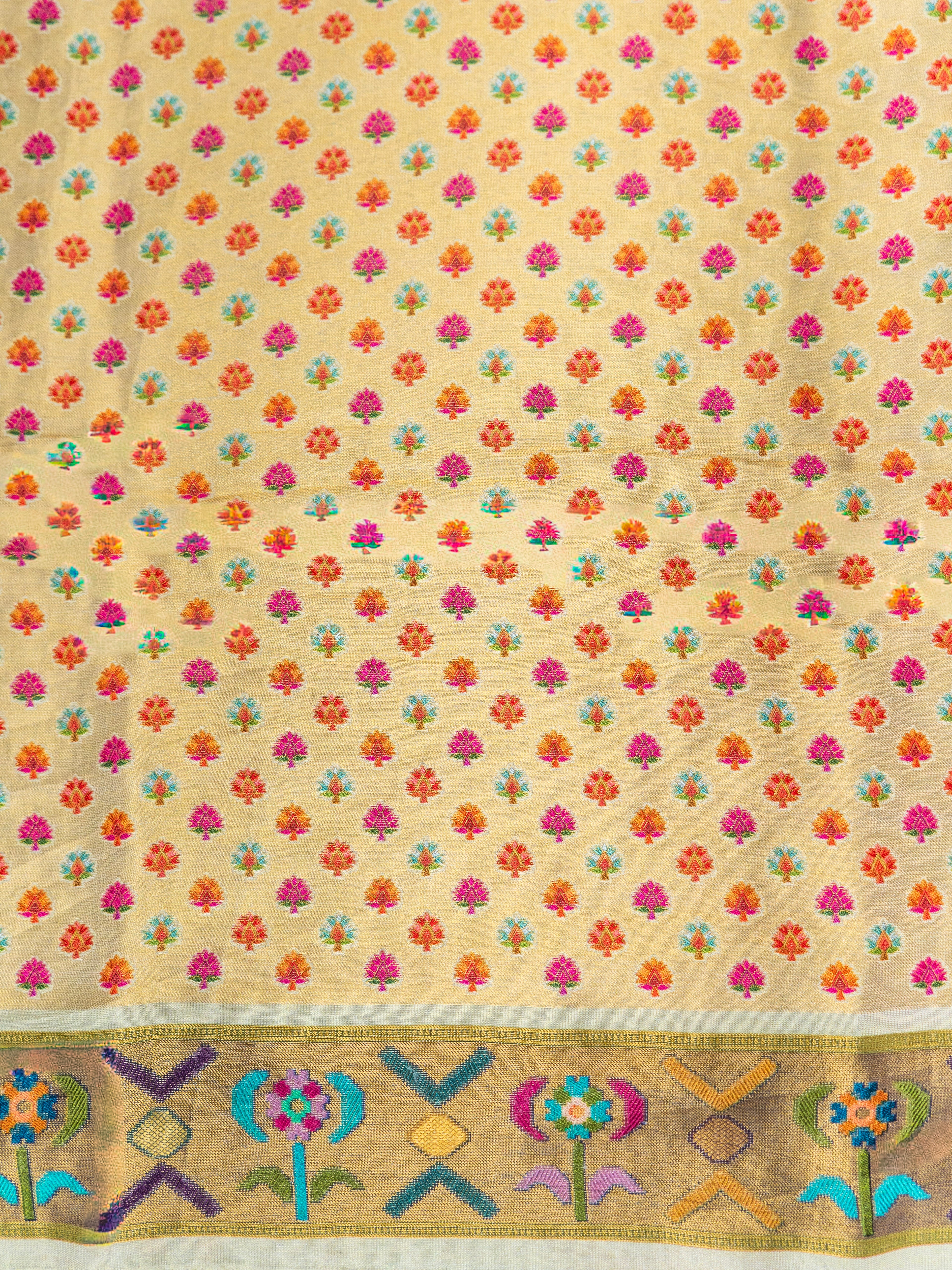 Pure Rajwada Heritage Silk Saree