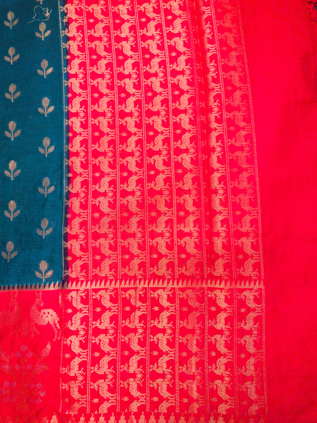 Royal Blue Pochampally Silk Saree