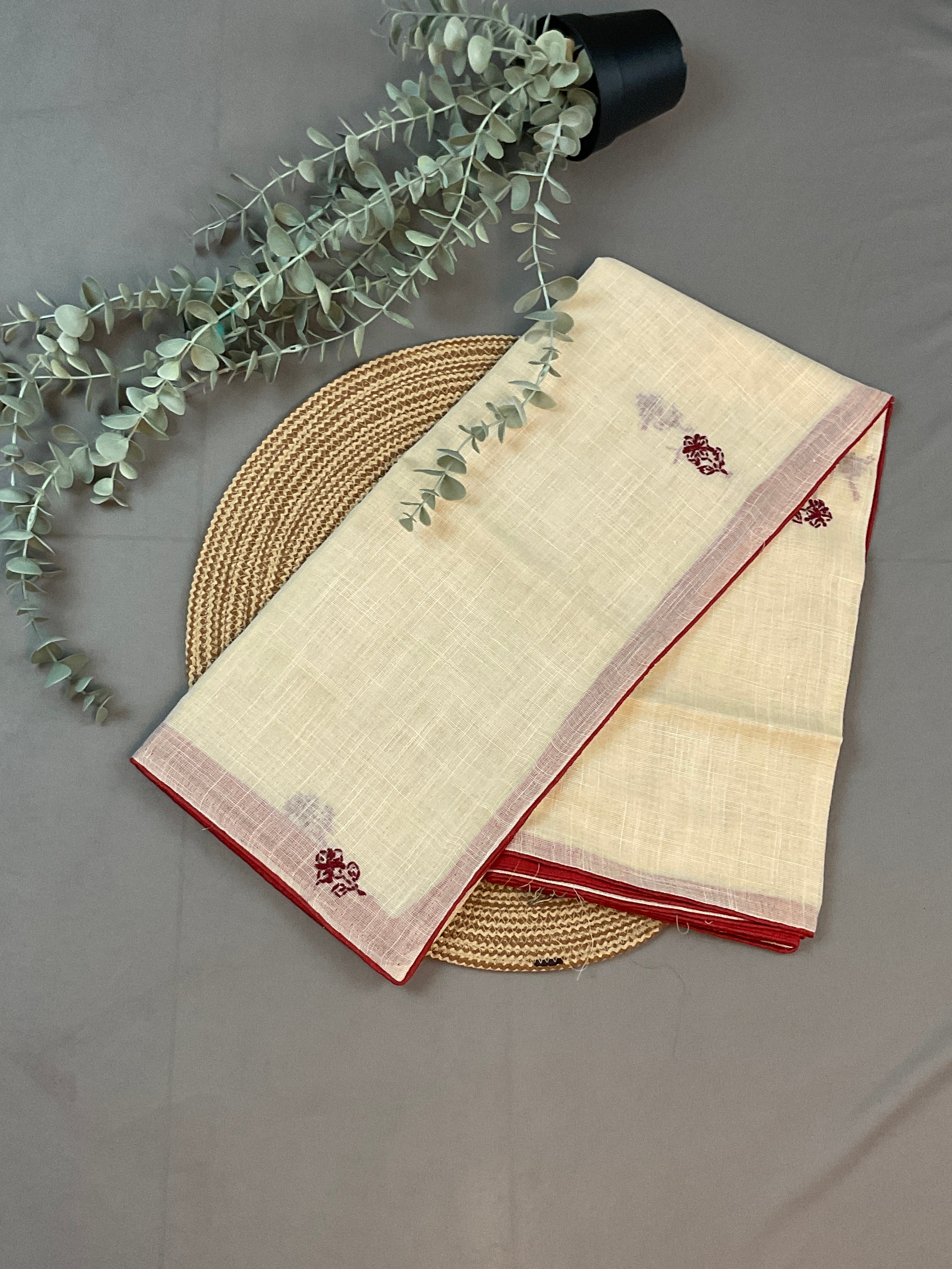 Kalamkari Threadwork Dress Material