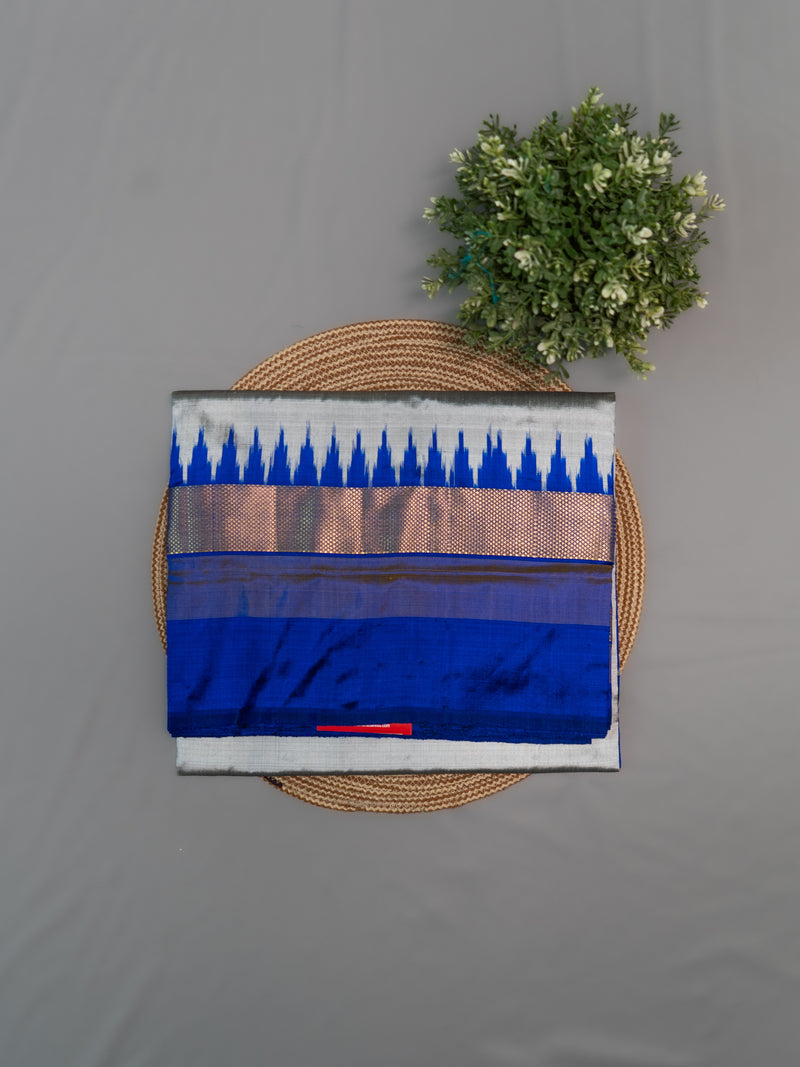 Navaratri Day 4 Blue saree