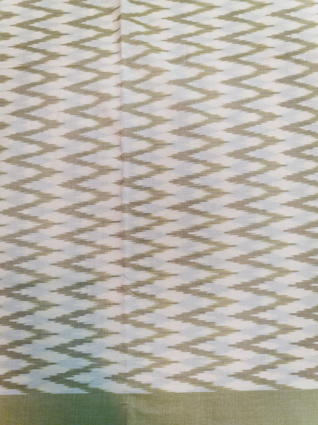 Green Pochampally Ikat Cotton Saree