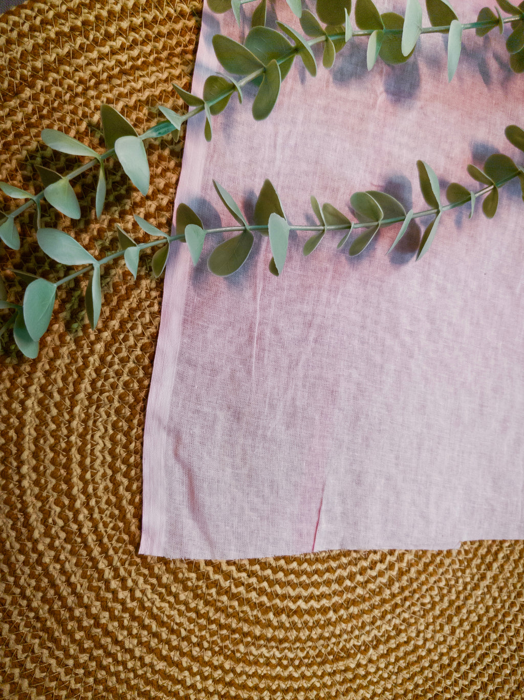 Pink Hand-Embroidered Mul Cotton Saree
