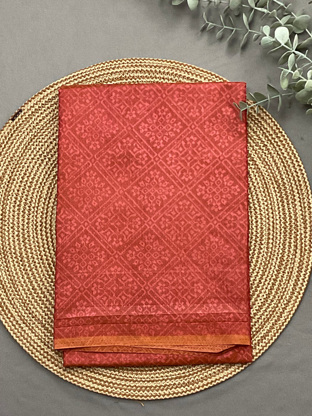Designer bottom fabric for mustard multicolour patola print silk suit set
