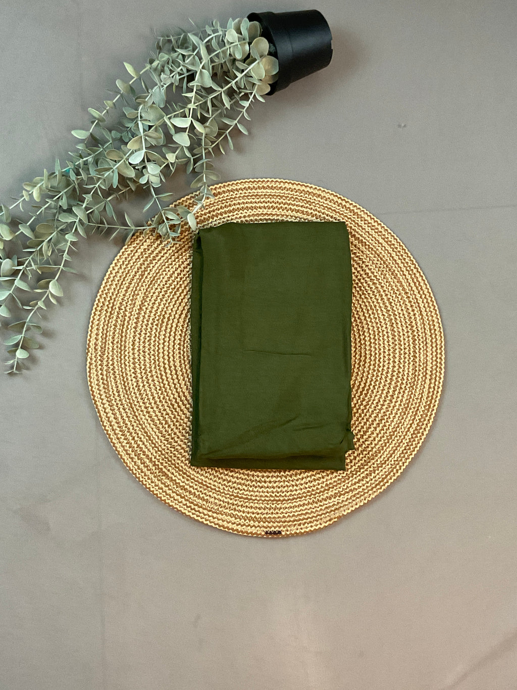 Deep Green Kalamkari Dress Material