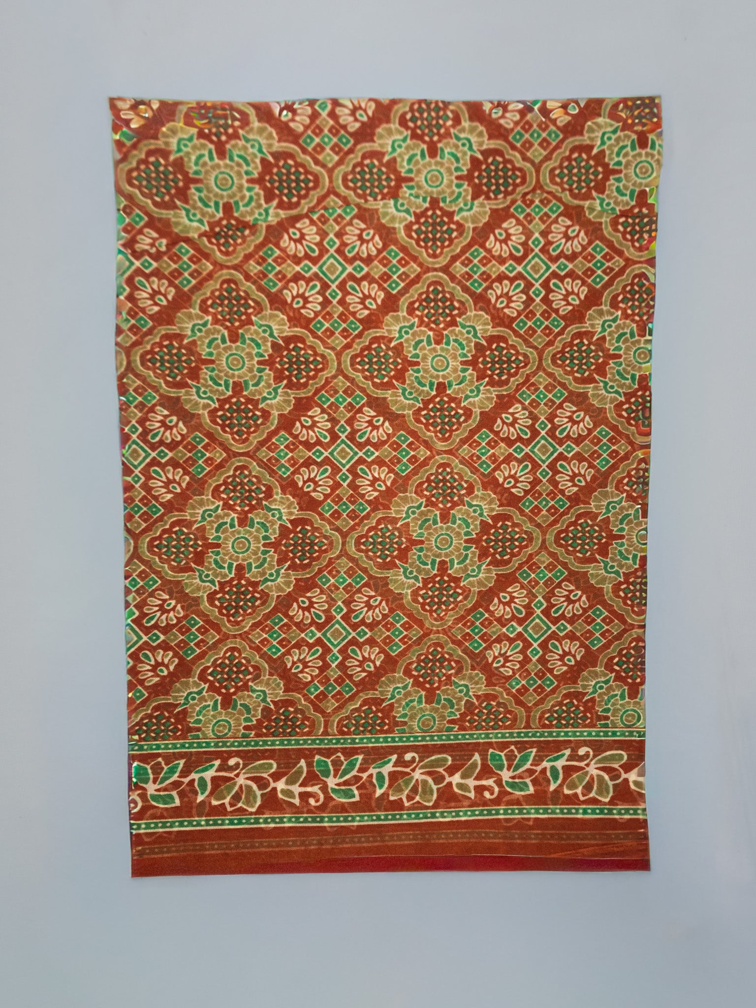 Kalamkari indo cotton saree