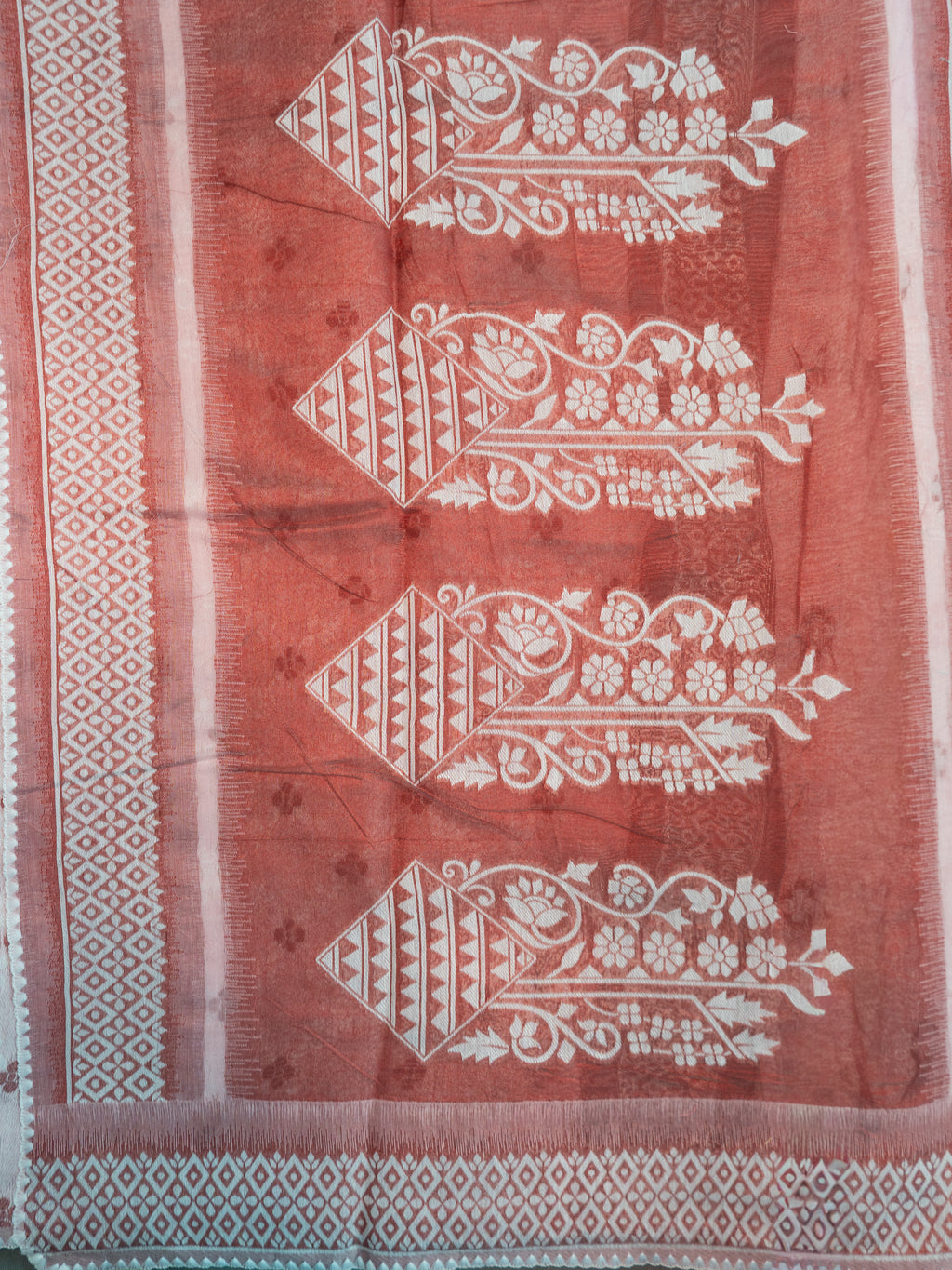Pink Pochampally Cotton Saree