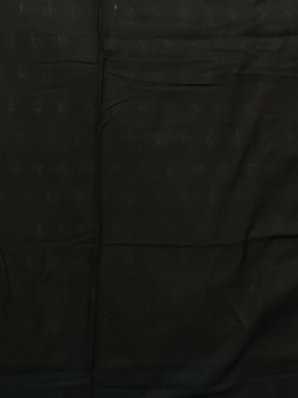 Red Pochampally Handloom Cotton Saree – Ikkat Border with Black Blouse