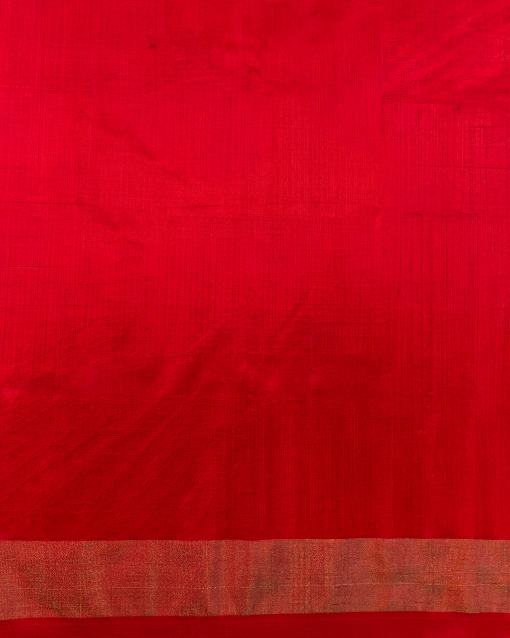 Red Pochampally Ikat Zari Saree