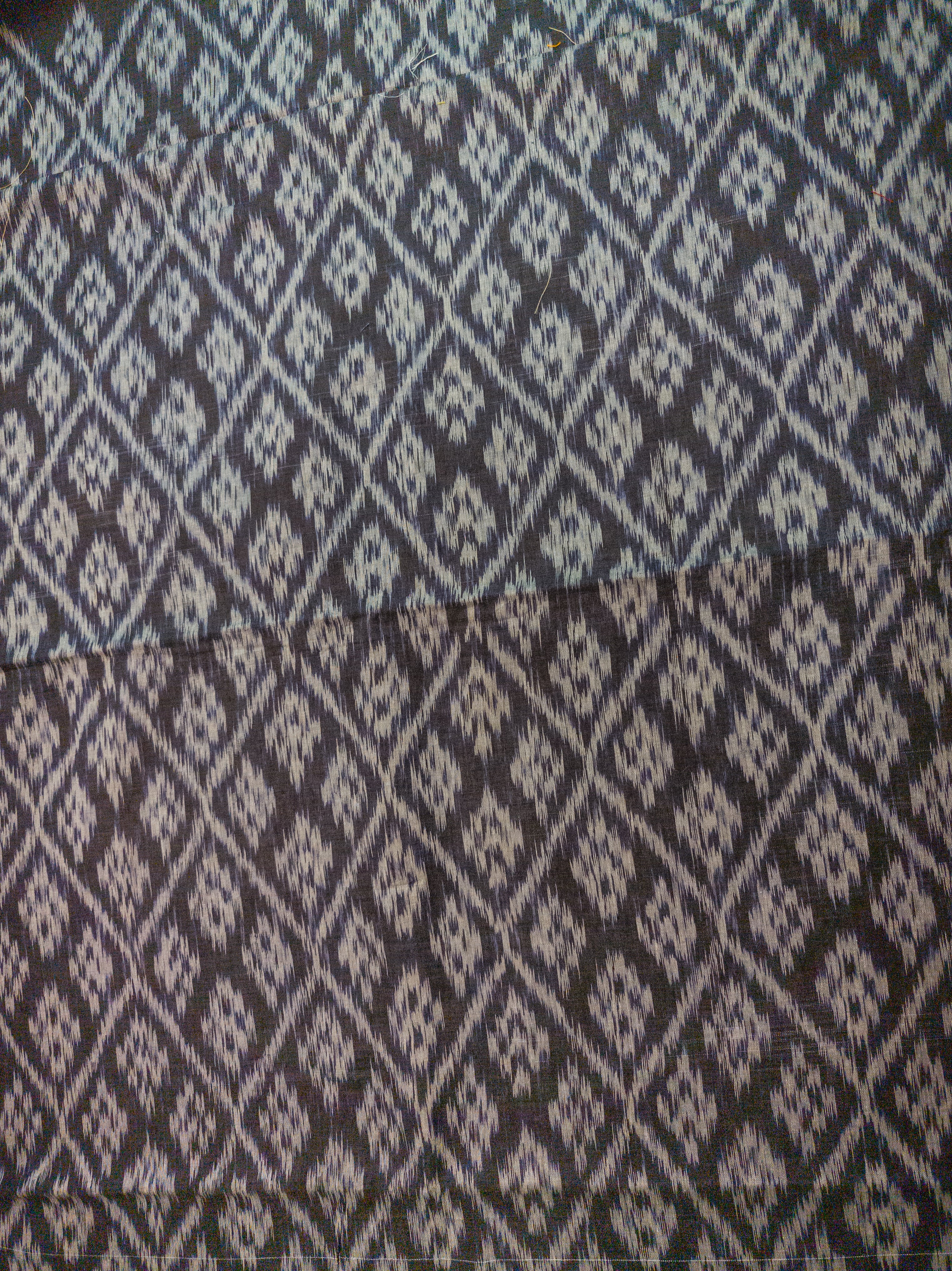 Blue Pochampally Cotton Saree
