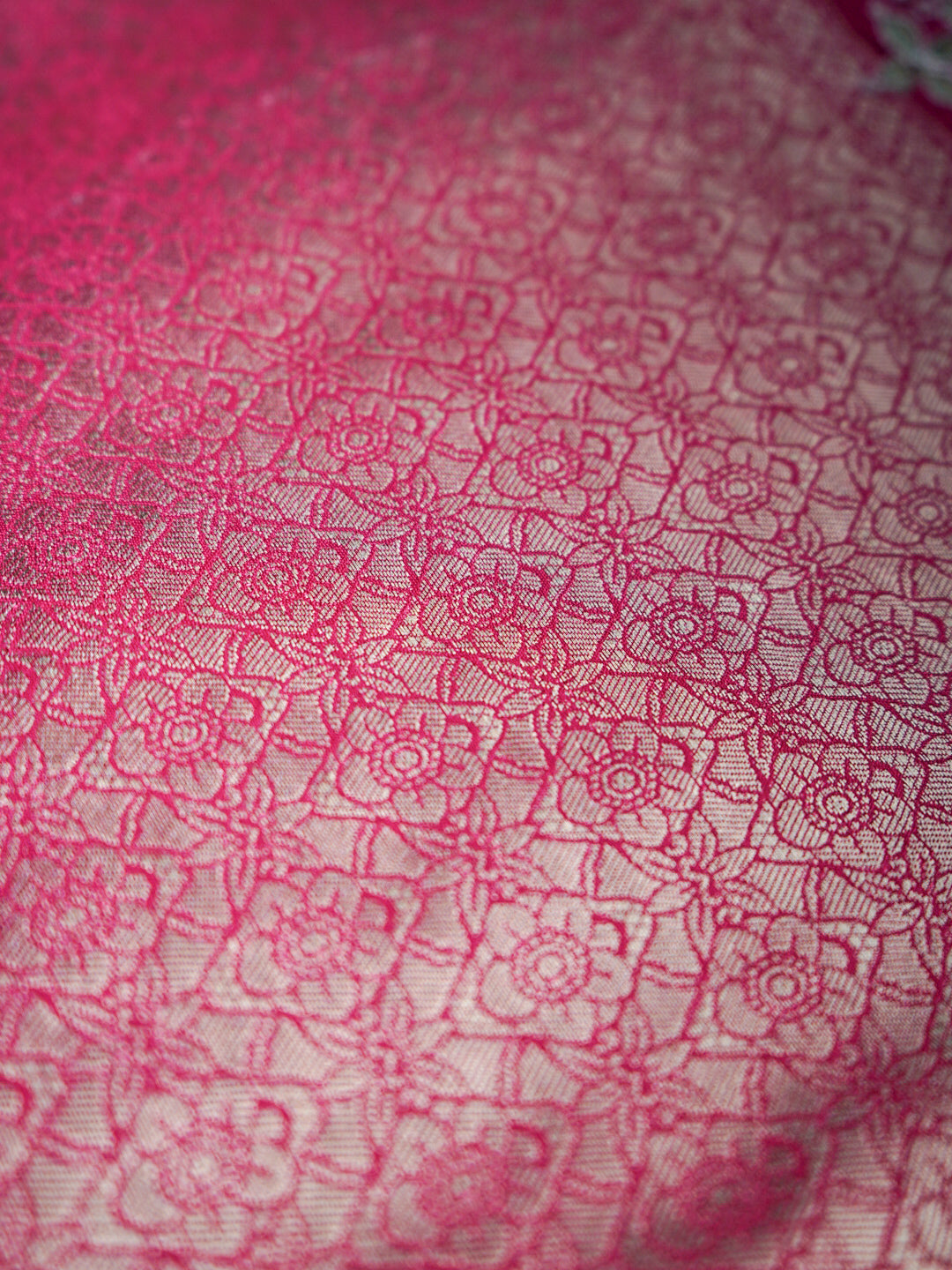 Pink Pure Silk Bandhani Saree – Heavy Embroidery with Zari Pallu Designer Saree