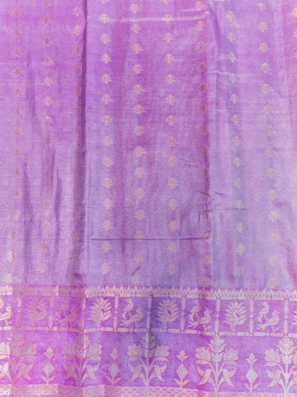 Lavender Tissue Silk Saree