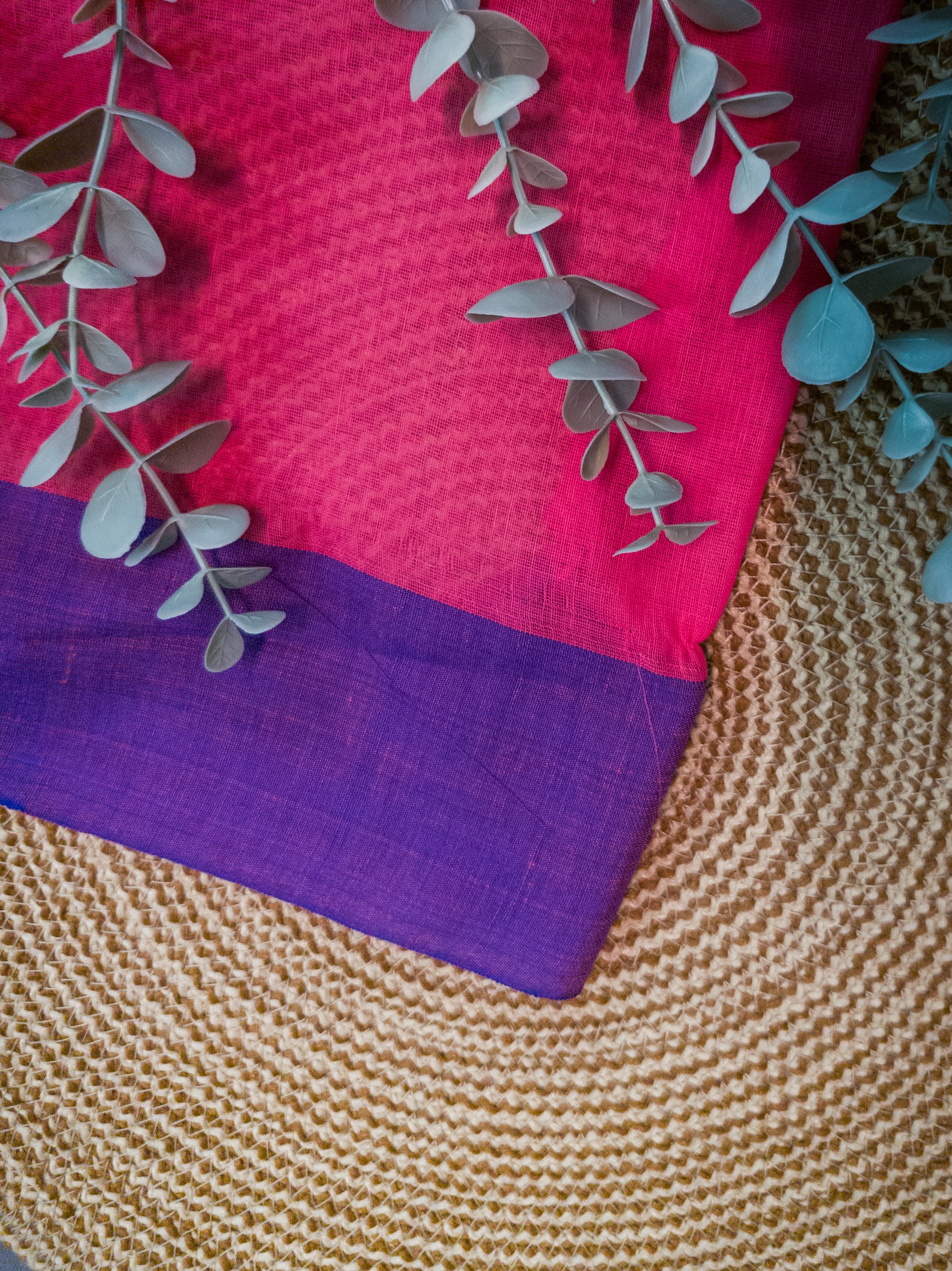 Pink Pochampally Cotton Saree