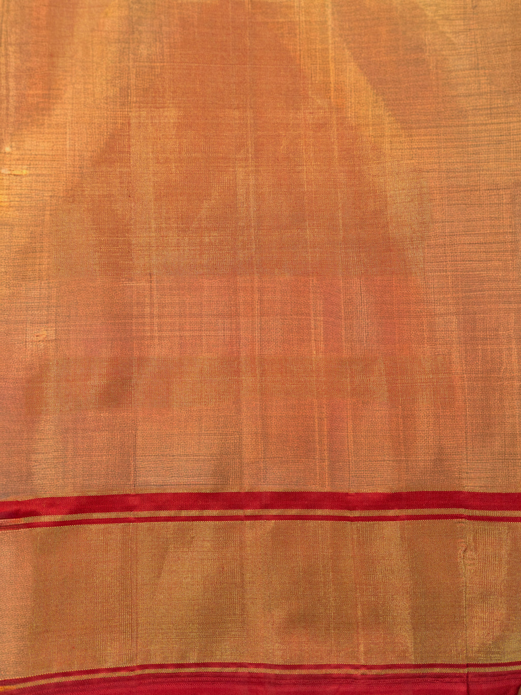 Brown Pochampally Ikat Silk Saree