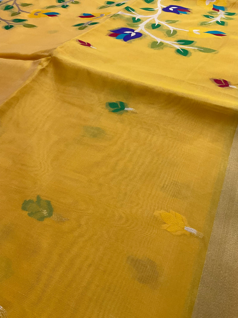 Navaratri Day 5 Yellow saree