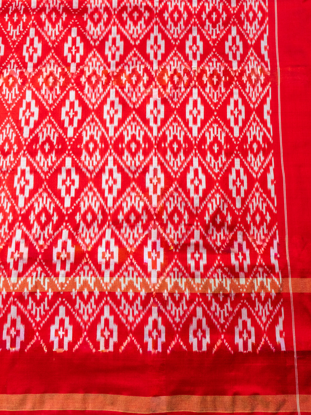 Blue Pochampally Ikat Silk Saree