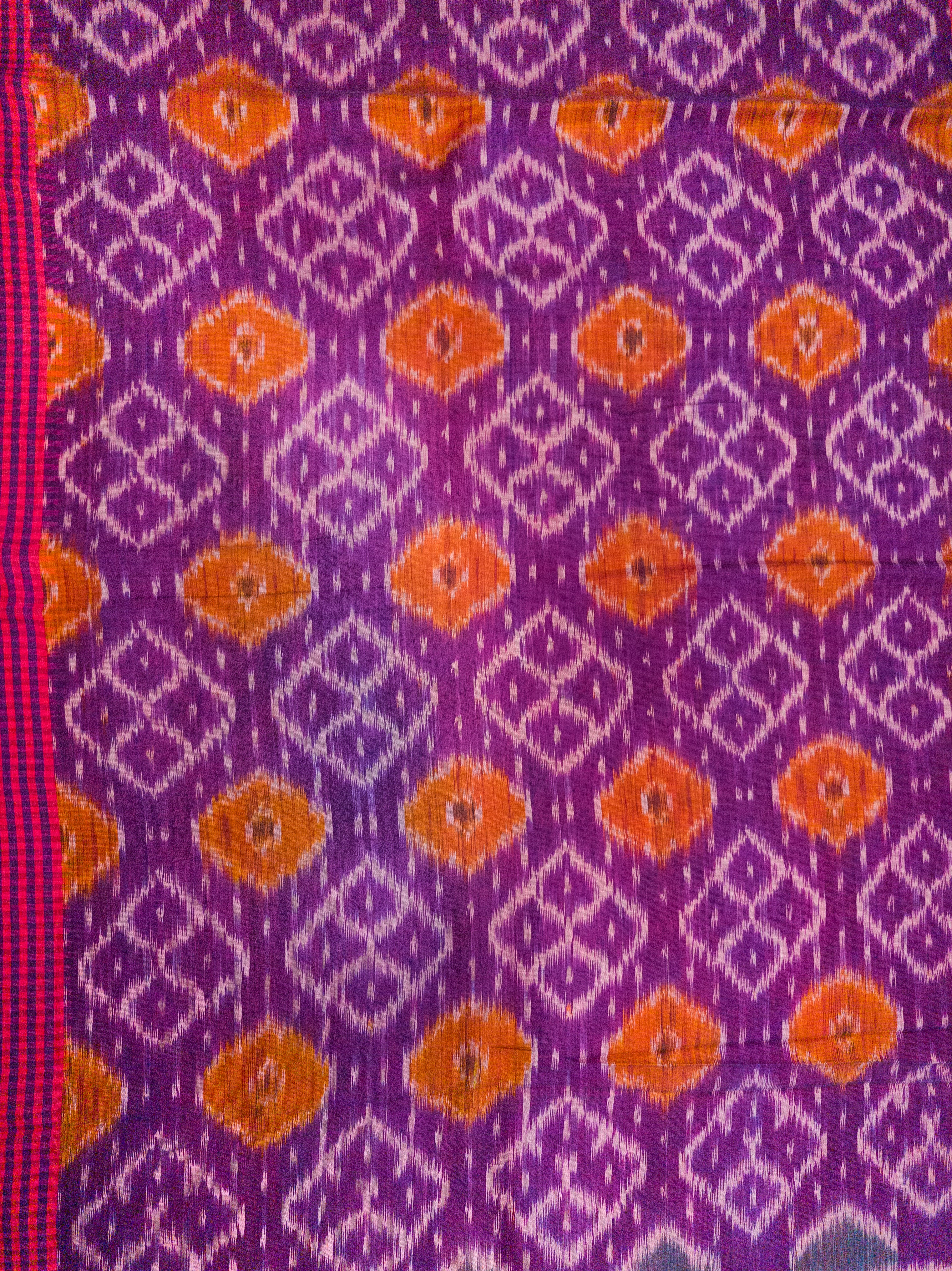 Pink Pochampally Cotton Saree