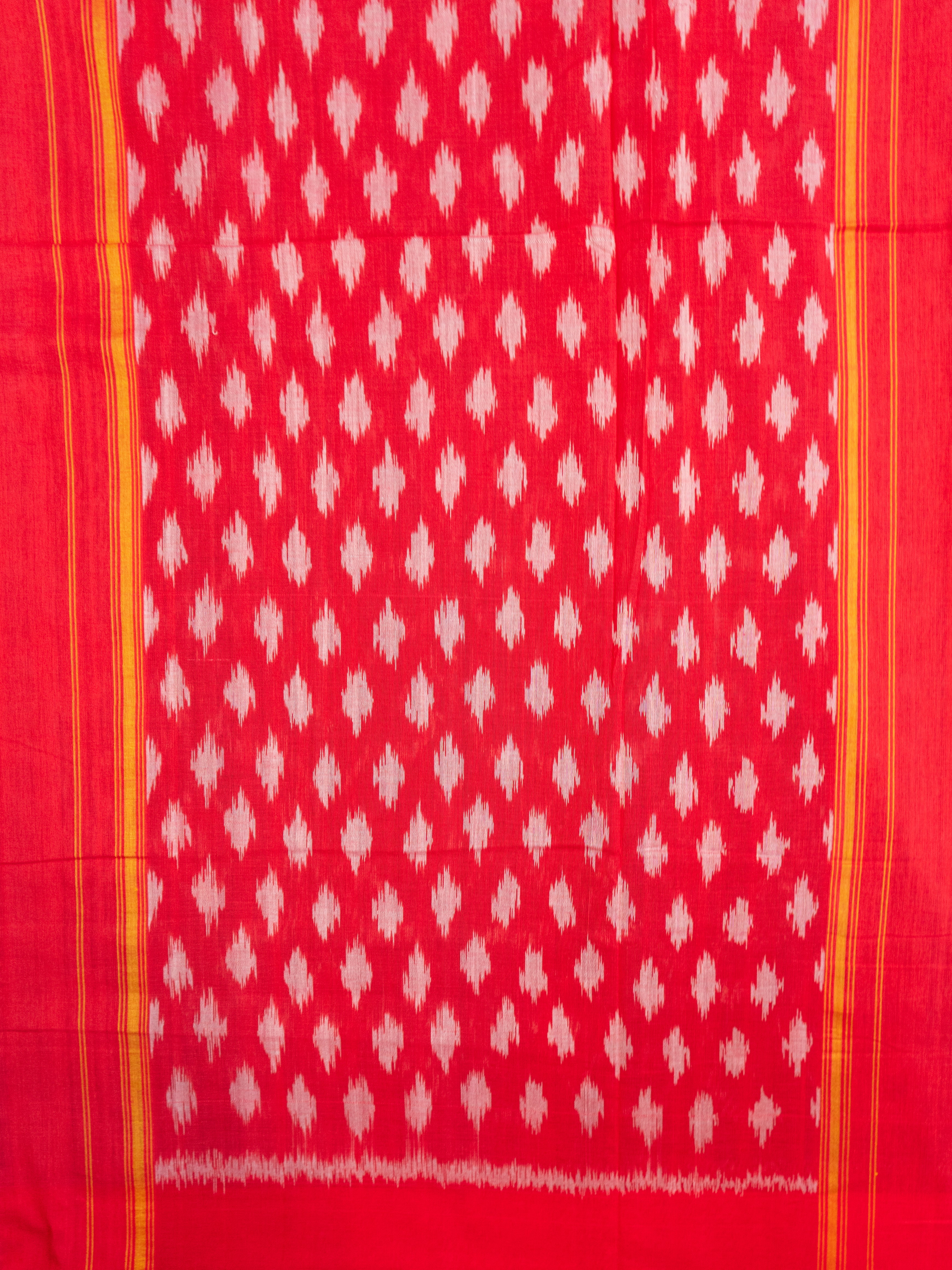Black Pochampally Cotton Saree