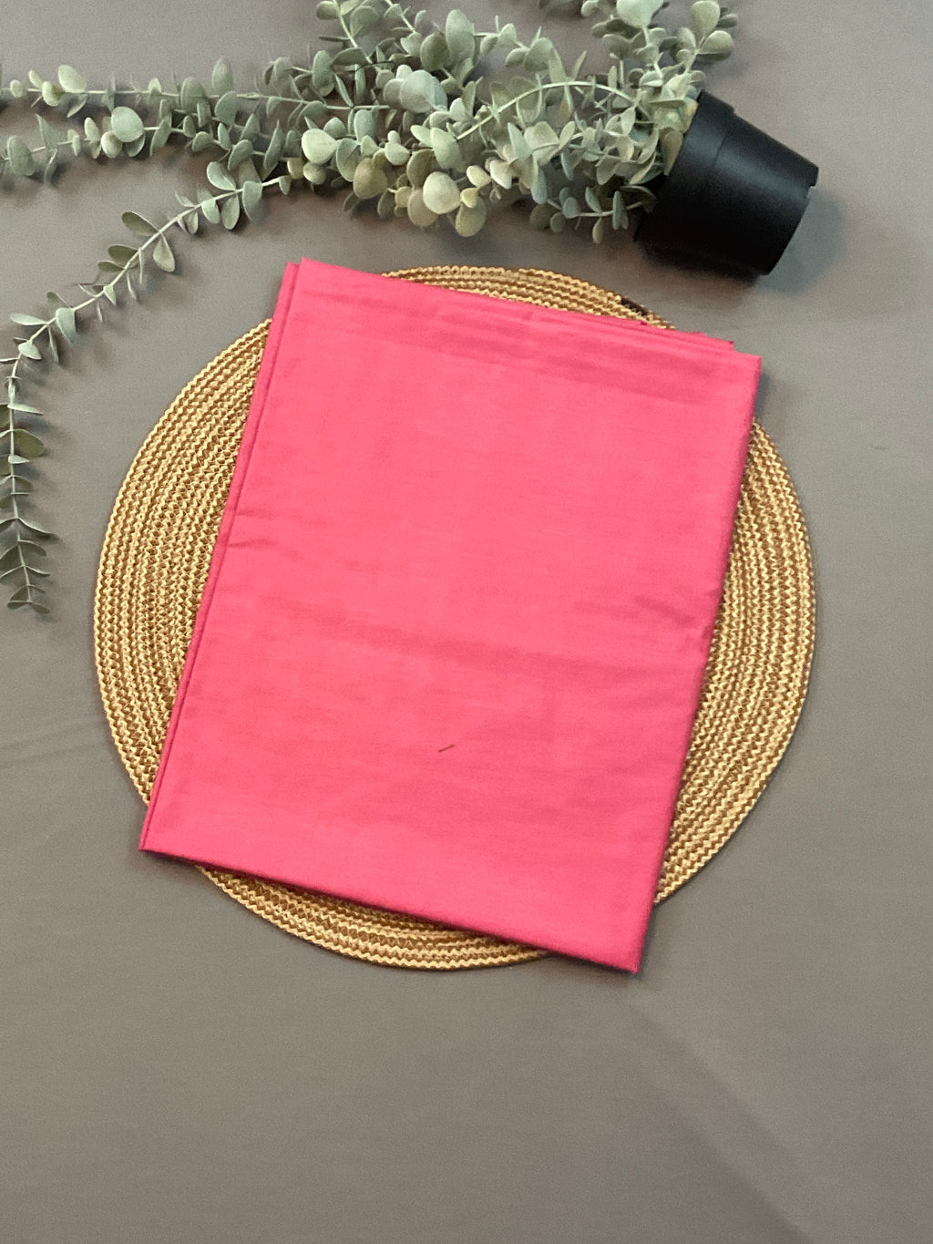 Pink Handloom Silk Designer Dress Material – Unstitched 3-Piece Suit with Woven Dupatta
