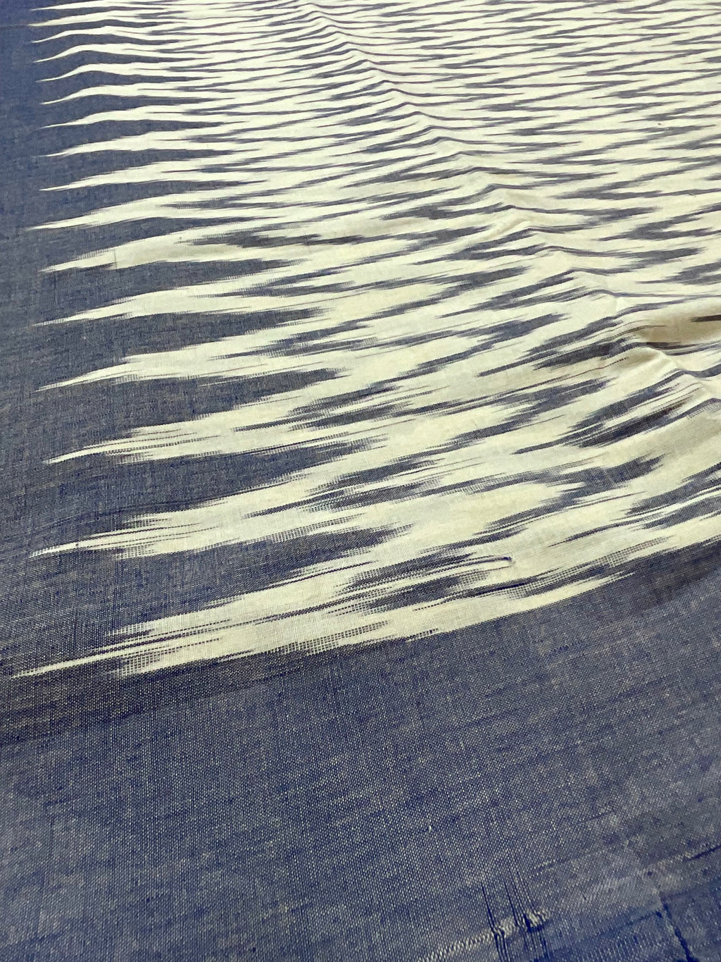 Blue Pochampally Ikat Cotton Saree