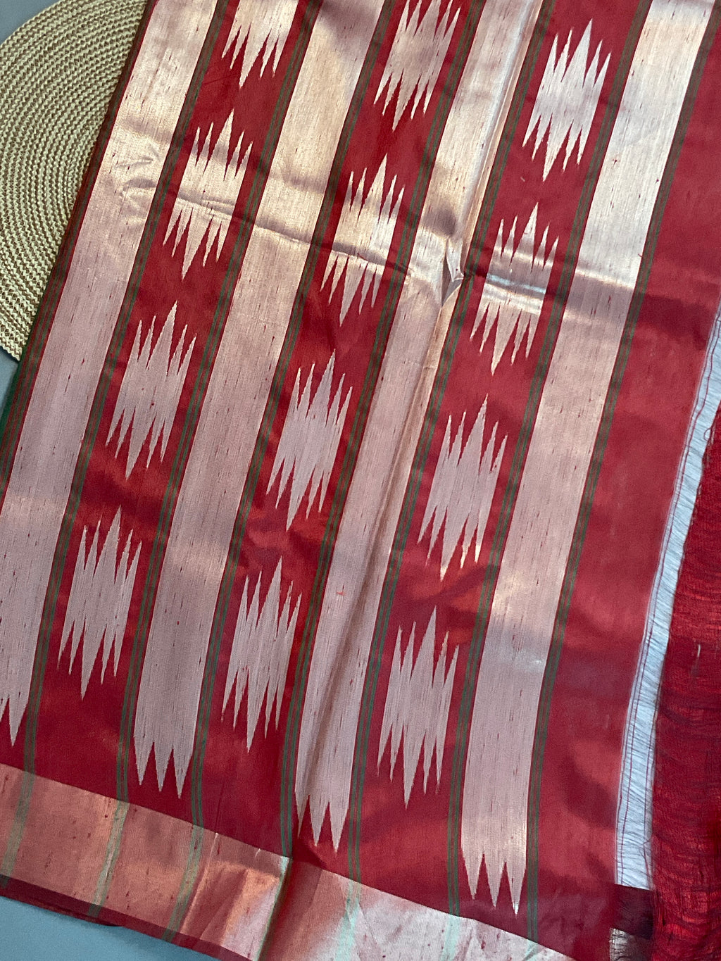 Green Nizami Raw Silk Saree