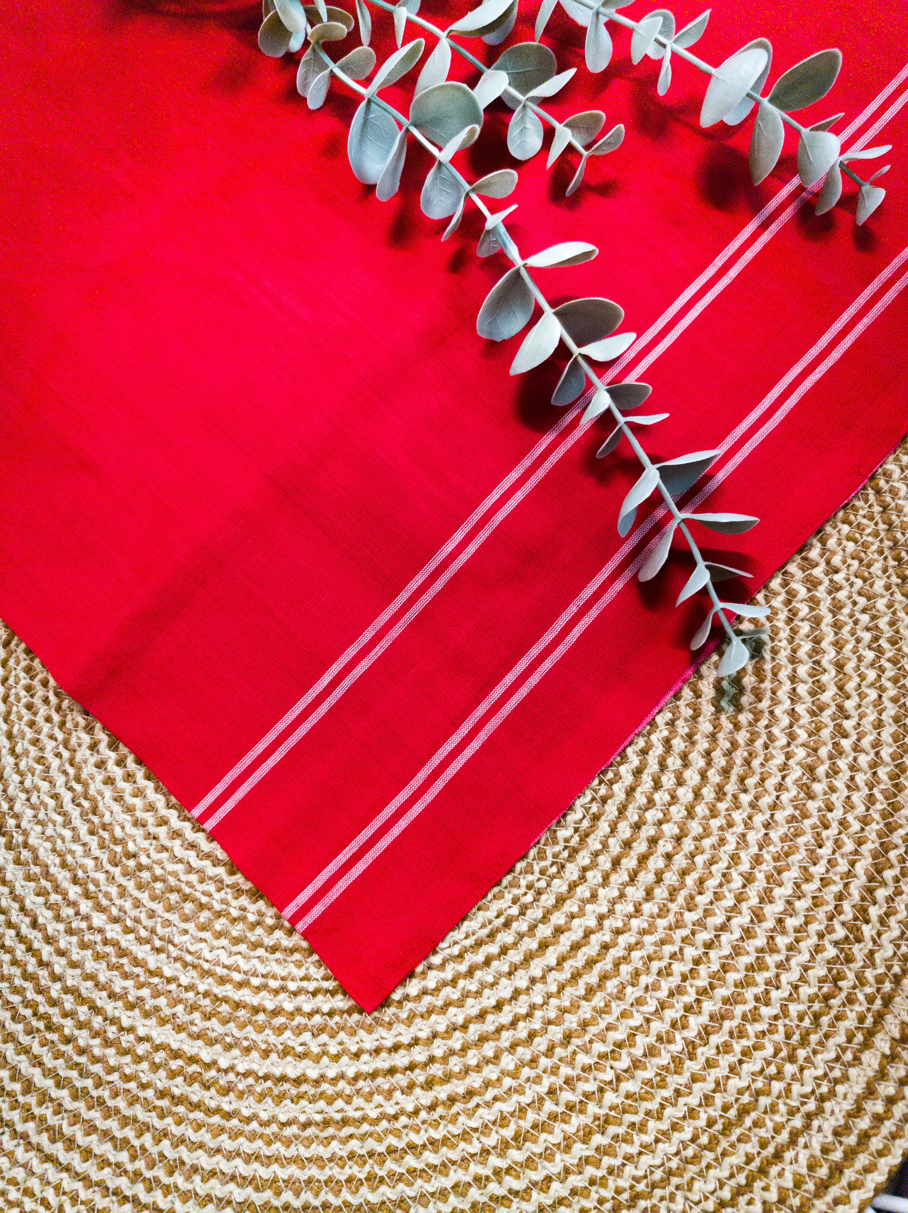 Deep Pink Pochampally Cotton Saree