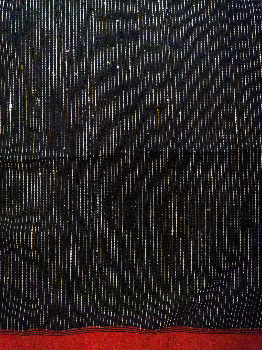 Black Handwork Cotton Saree