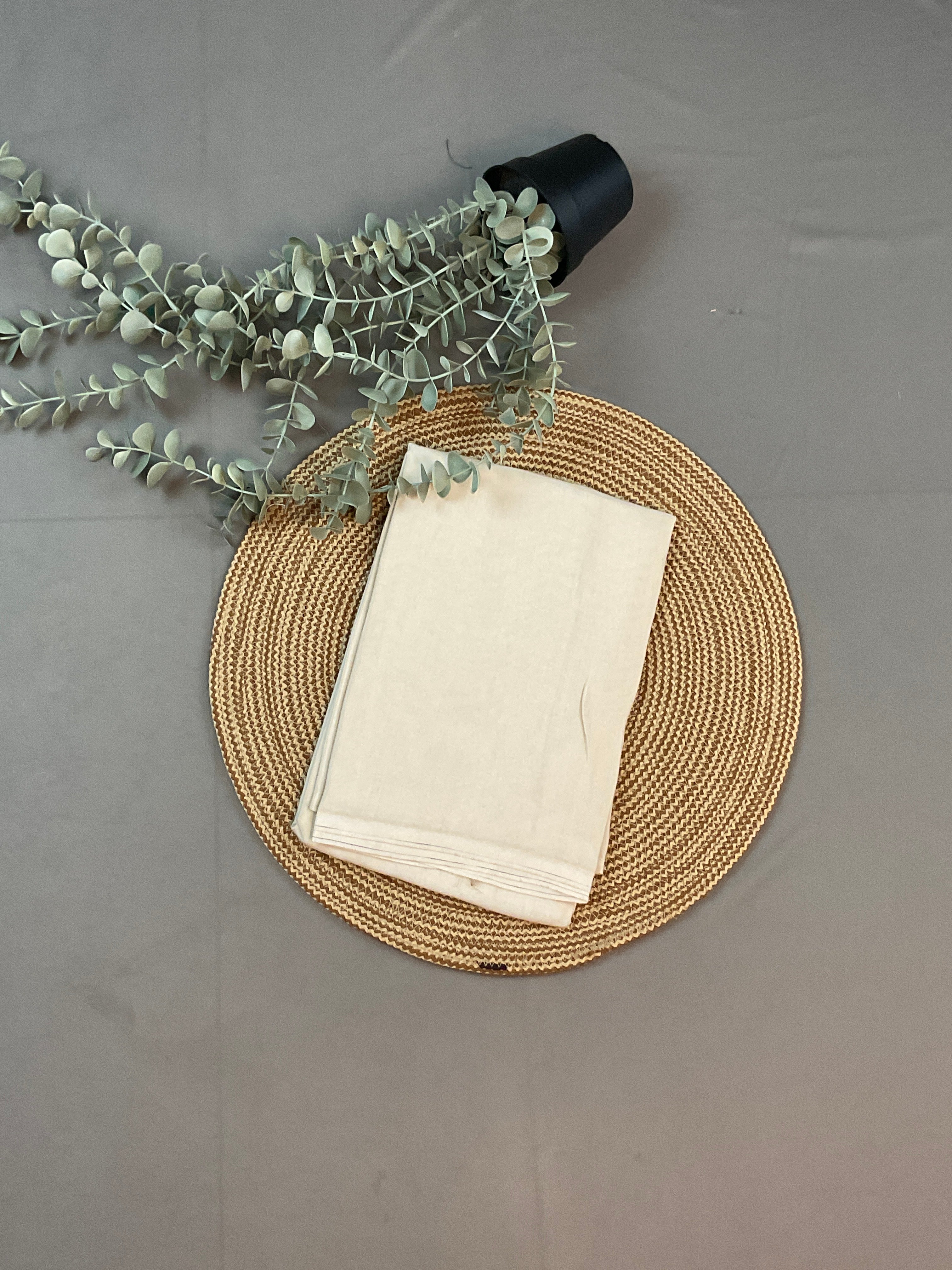 Off White Pichwai Dress Material