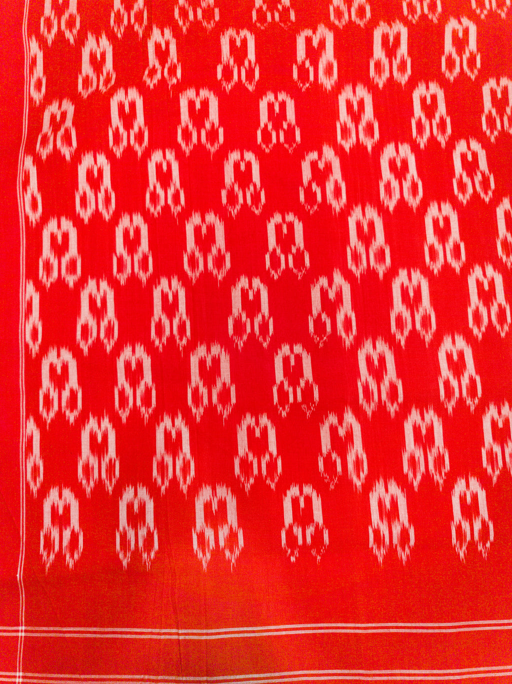 Deep Pink Pochampally Cotton Saree