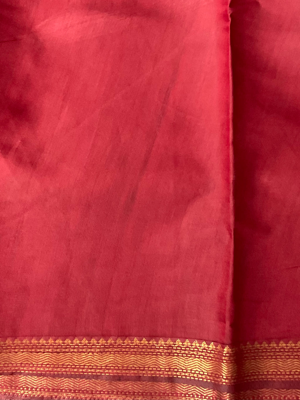 Patola Printed Soft Silk Saree in Red with Designer Patola Pallu and Gold Zari