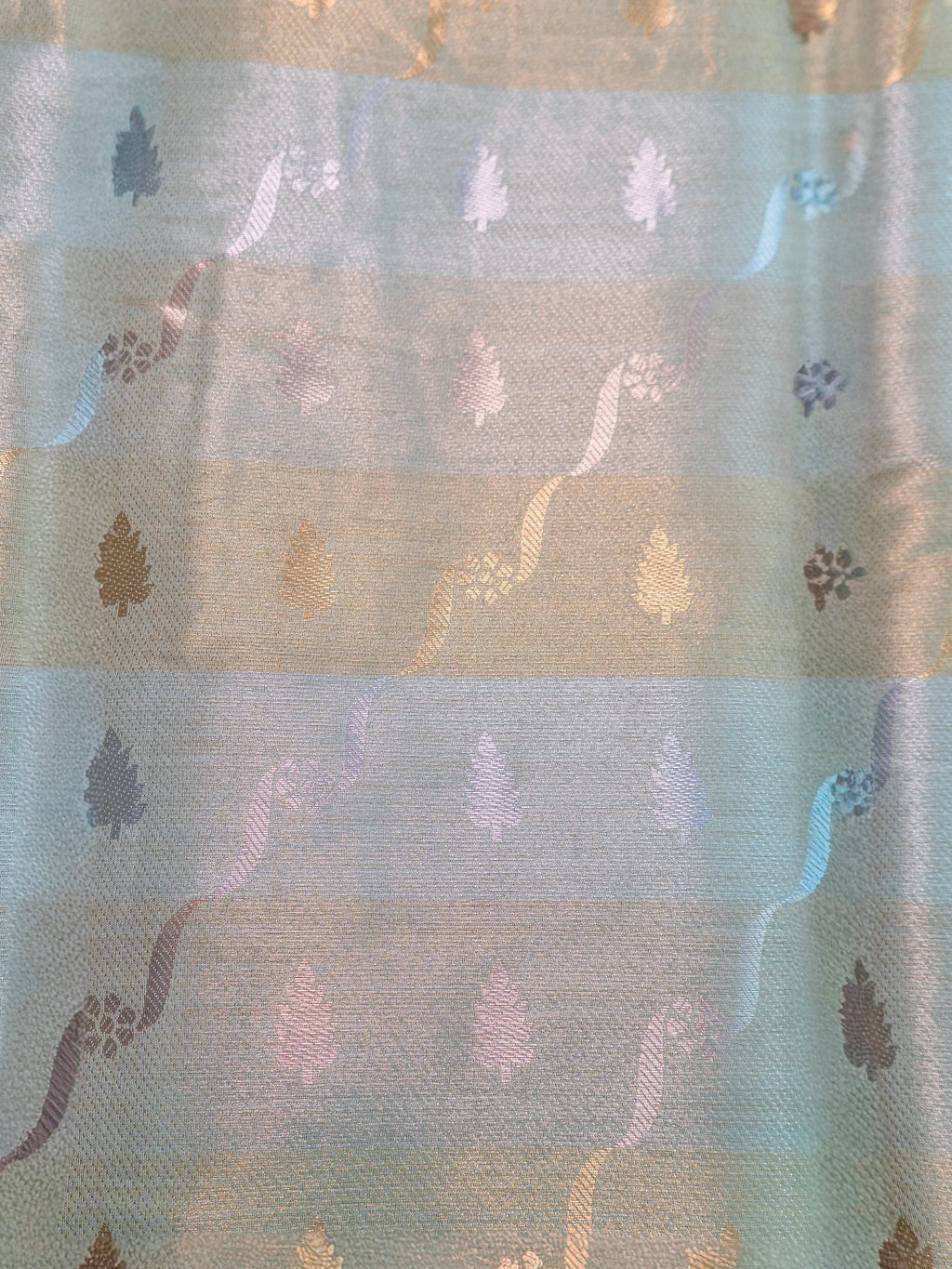Green Pochampally Zari Cotton Saree