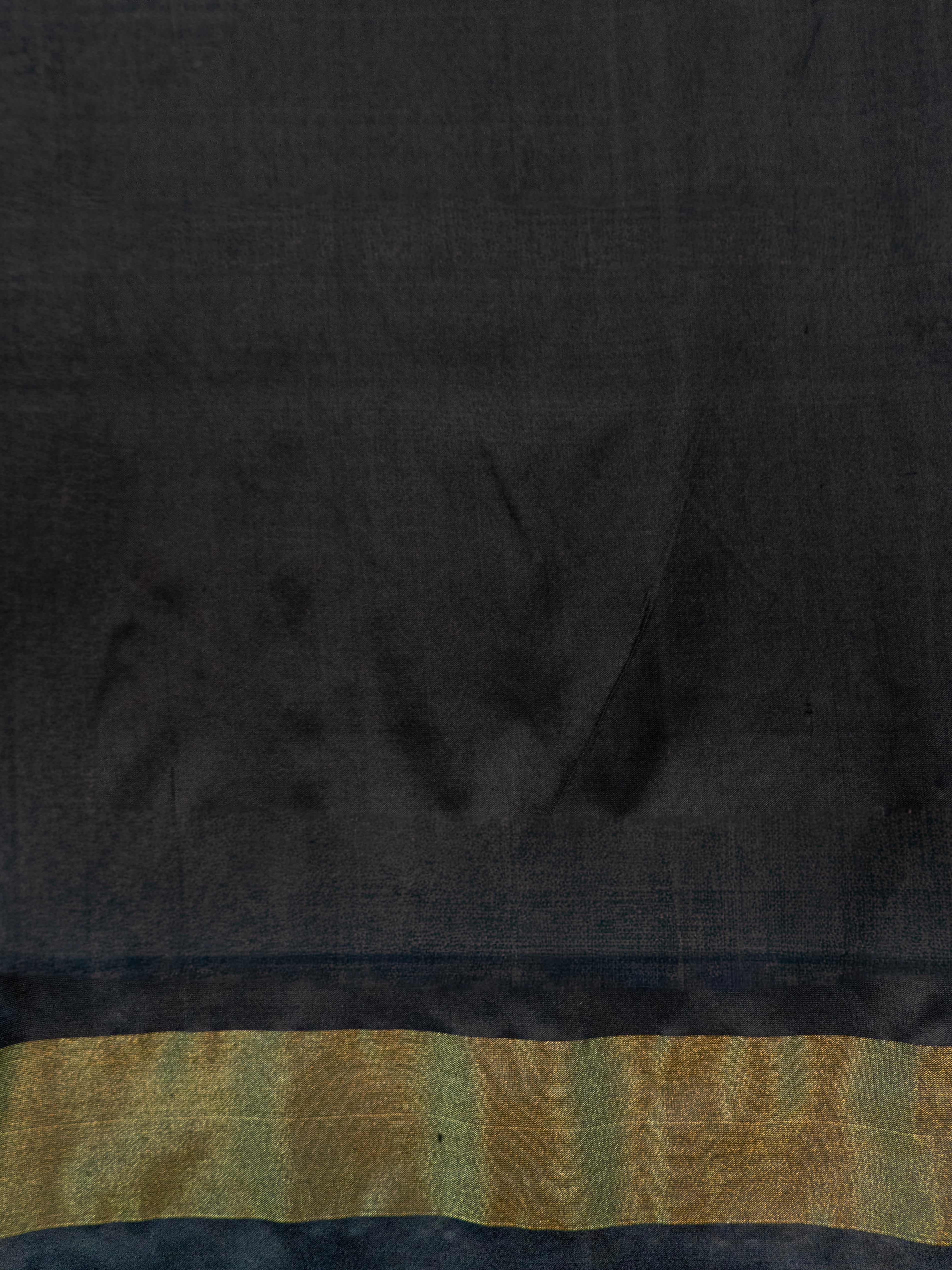 Black Pochampally Zari Silk Saree