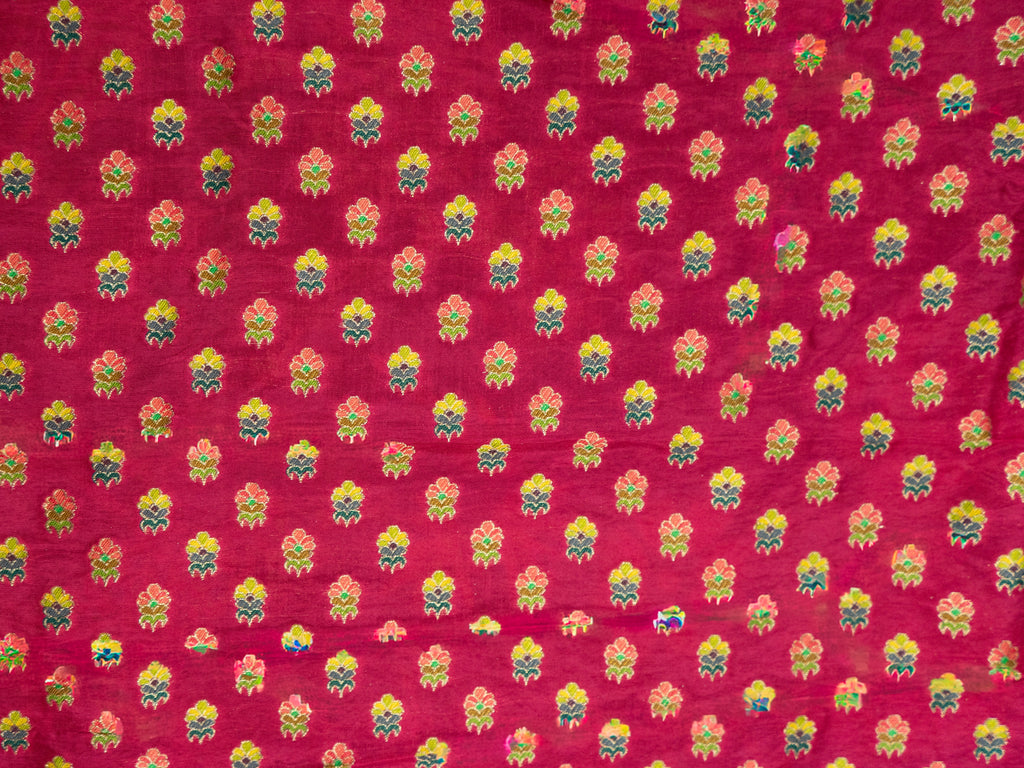 Black Rajwada Animal Silk Saree