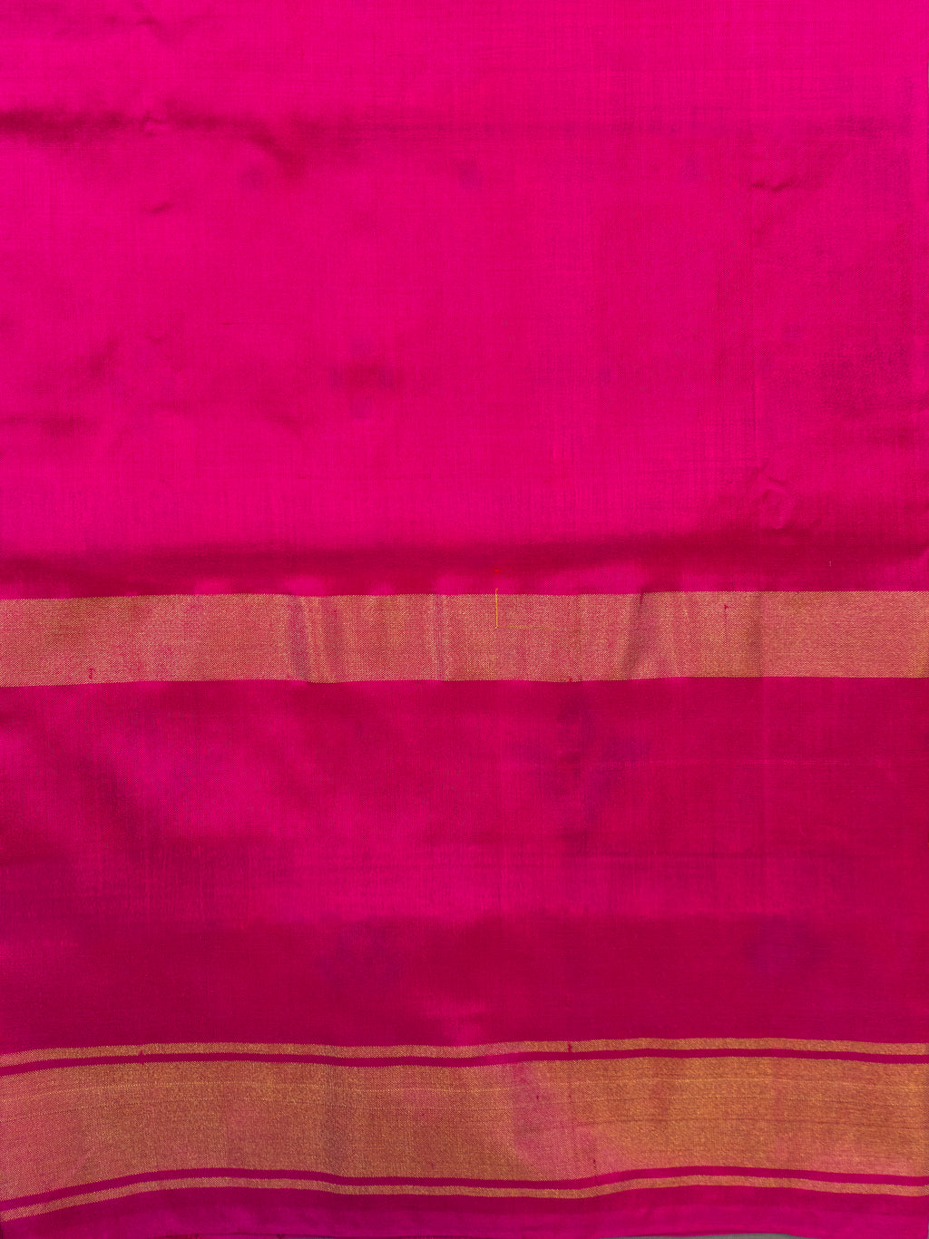 Deep Pink Pochampally Ikat Saree