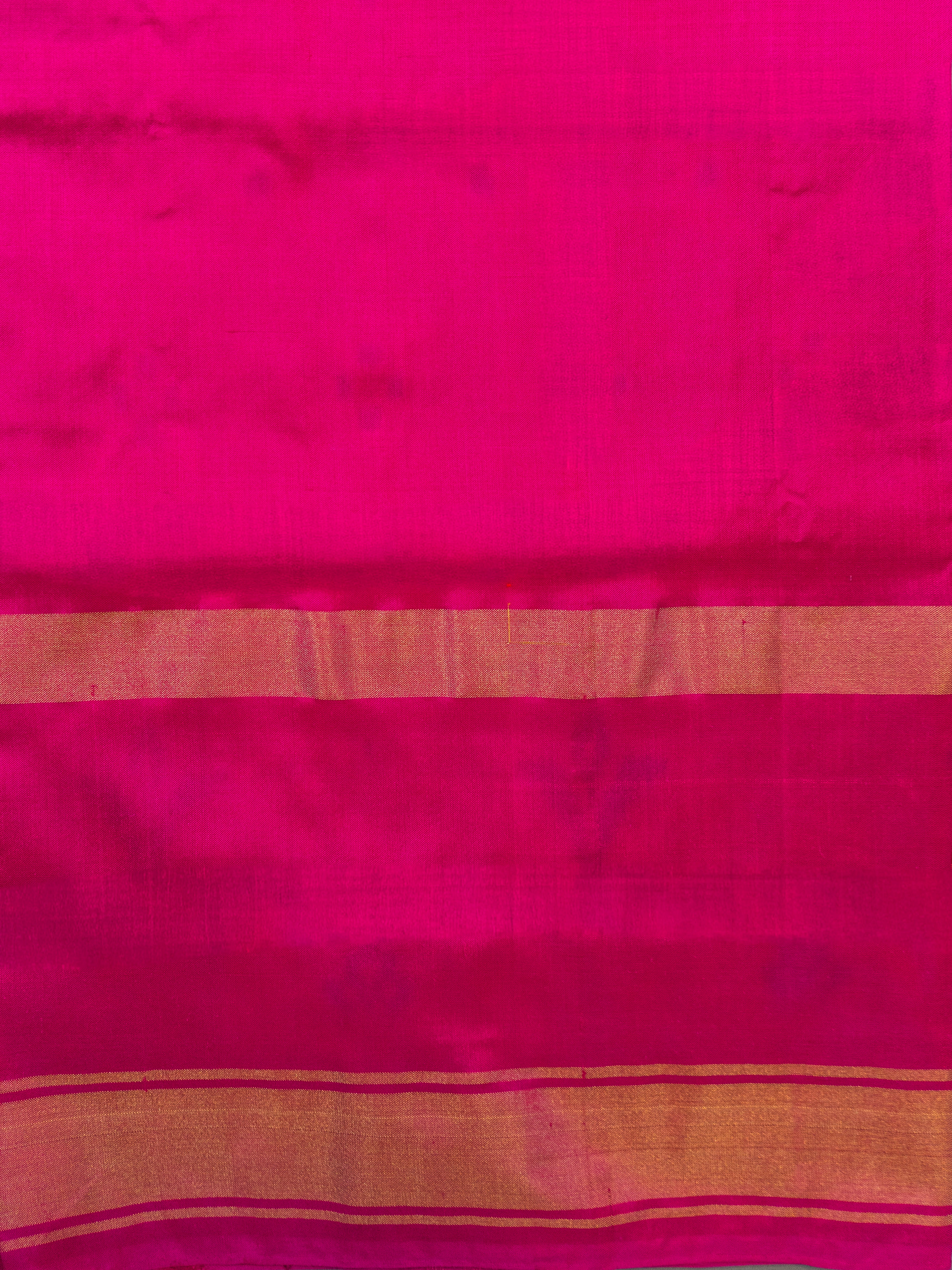Deep Pink Pochampally Ikat Saree