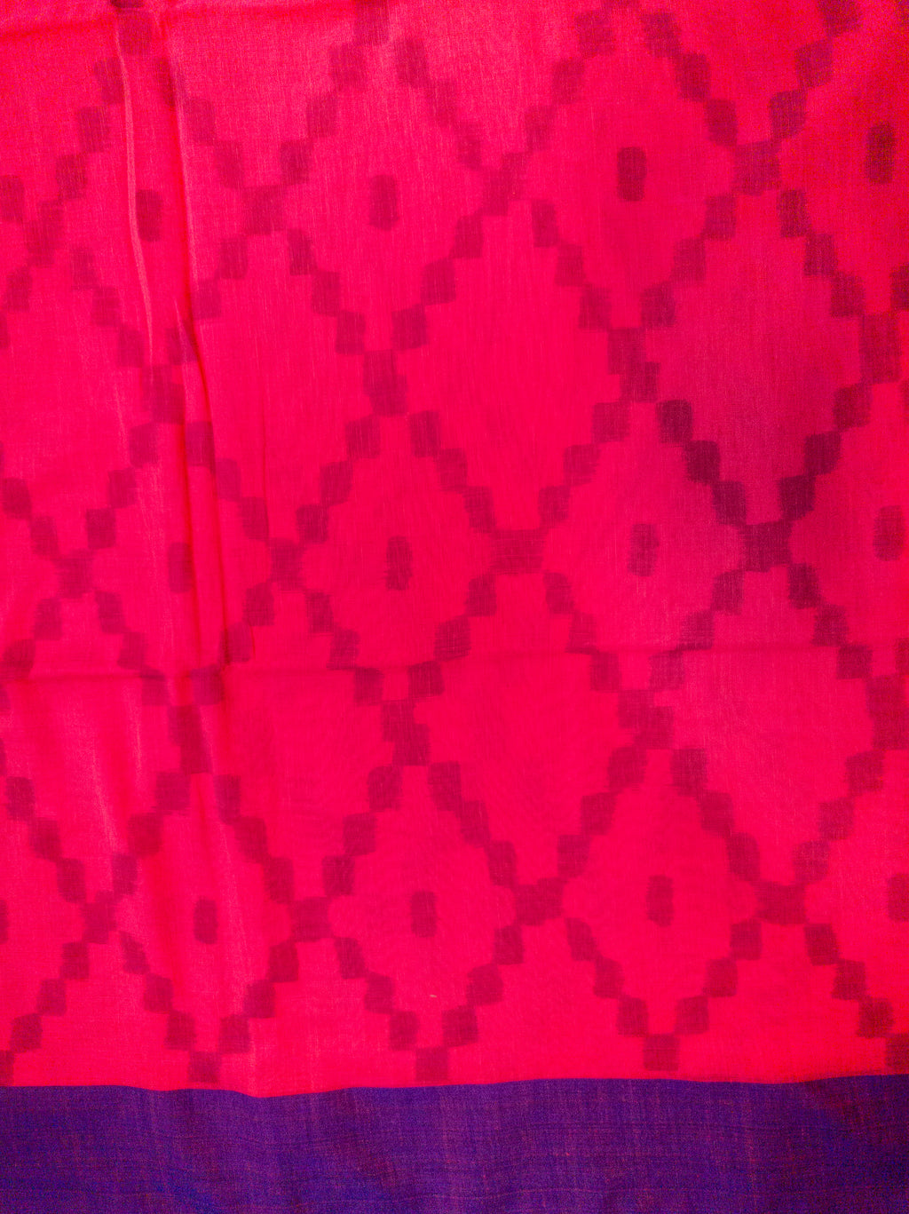 Pink Pochampally Cotton Saree