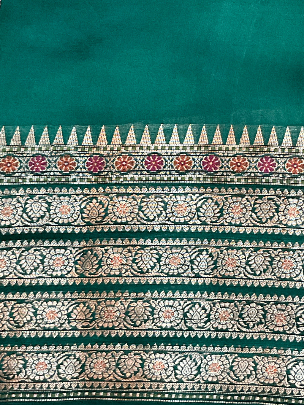 Purple Pure Banarasi Silk Saree