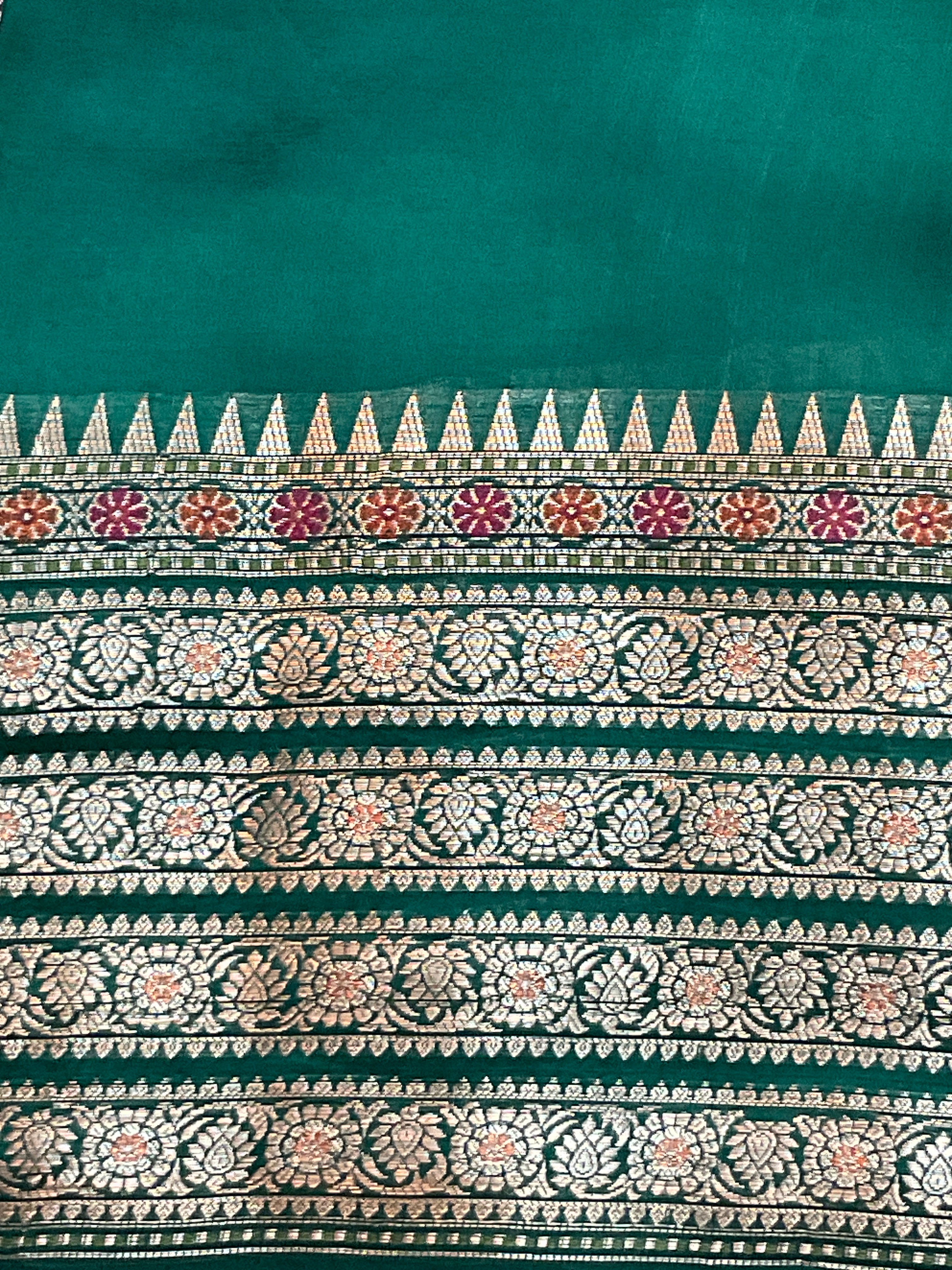 Purple Pure Banarasi Silk Saree