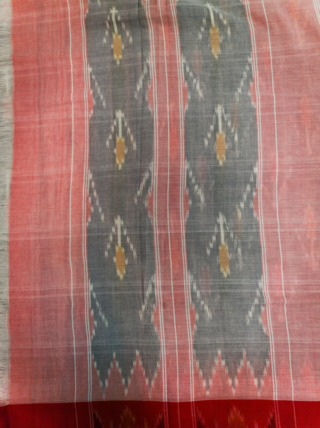Grey Pochampally Cotton Saree