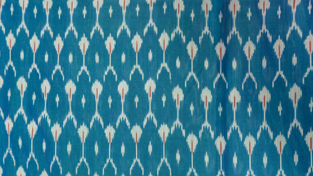 Pure handloom pochampally soft cotton dress material (Unstitched)