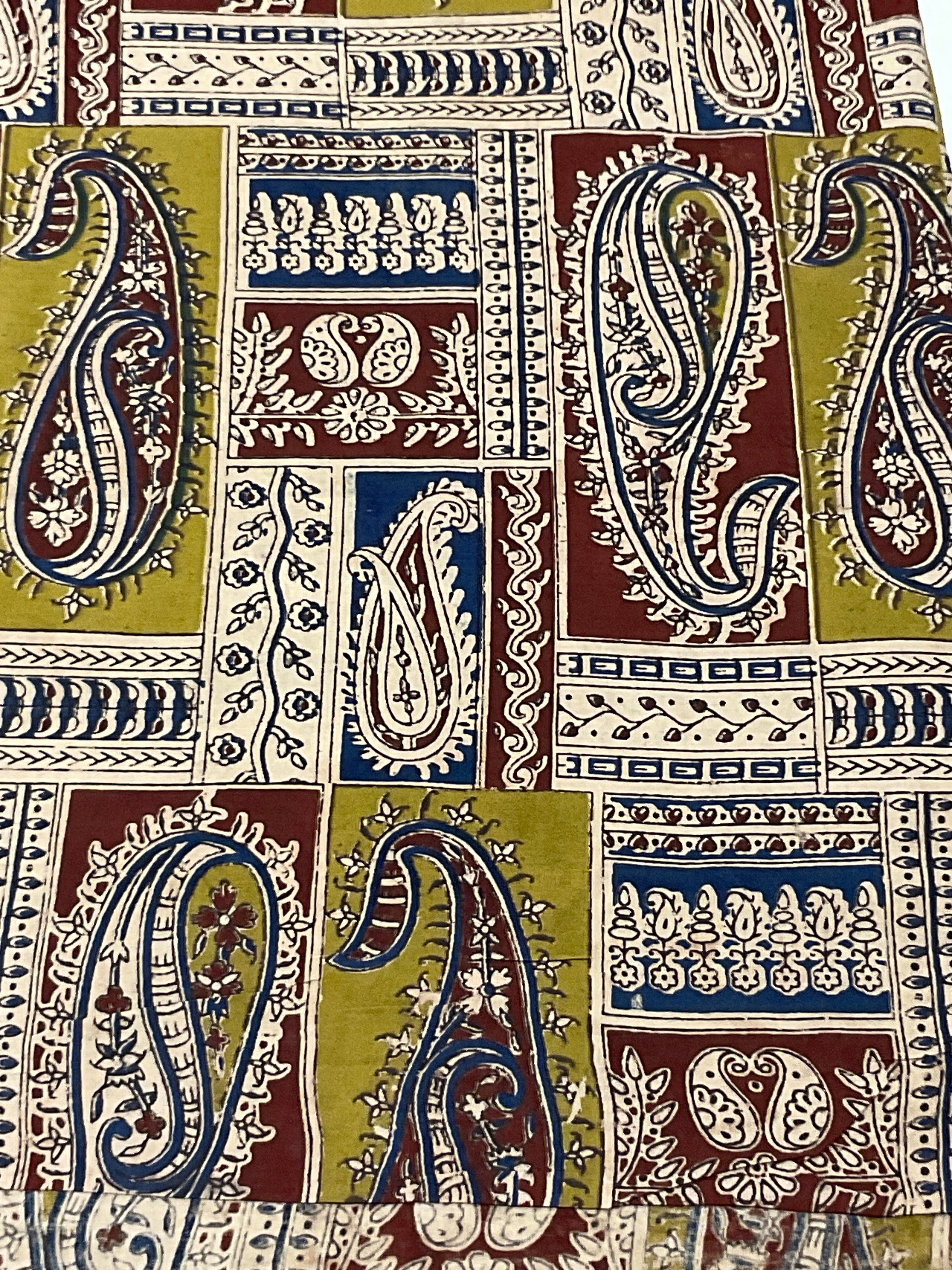 Kalamkari Vareli Printed Cotton Fabric