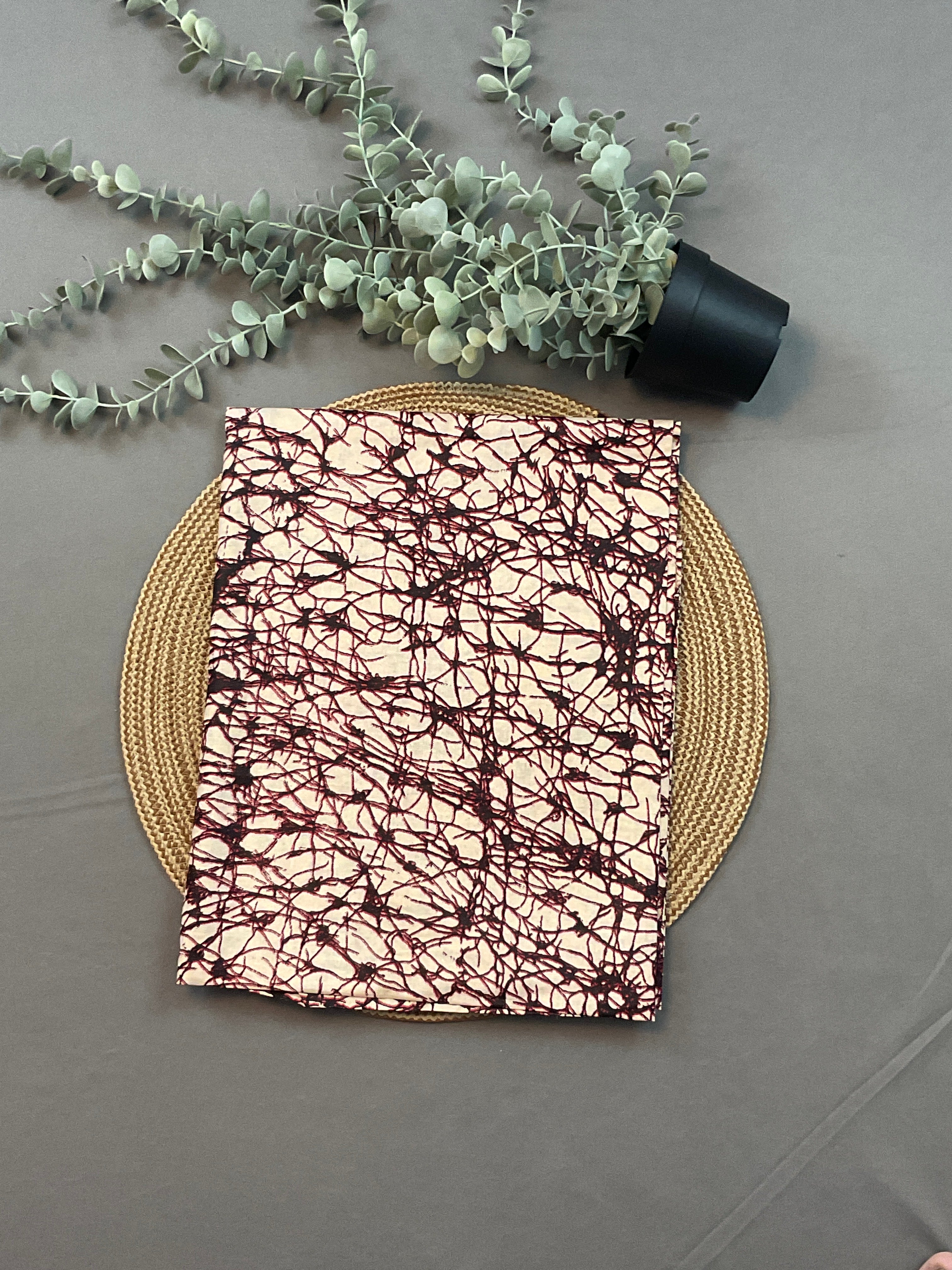 Black & Red Multicolour Kalamkari Pure Cotton Printed Dress Material – Unstitched 3-Piece Suit