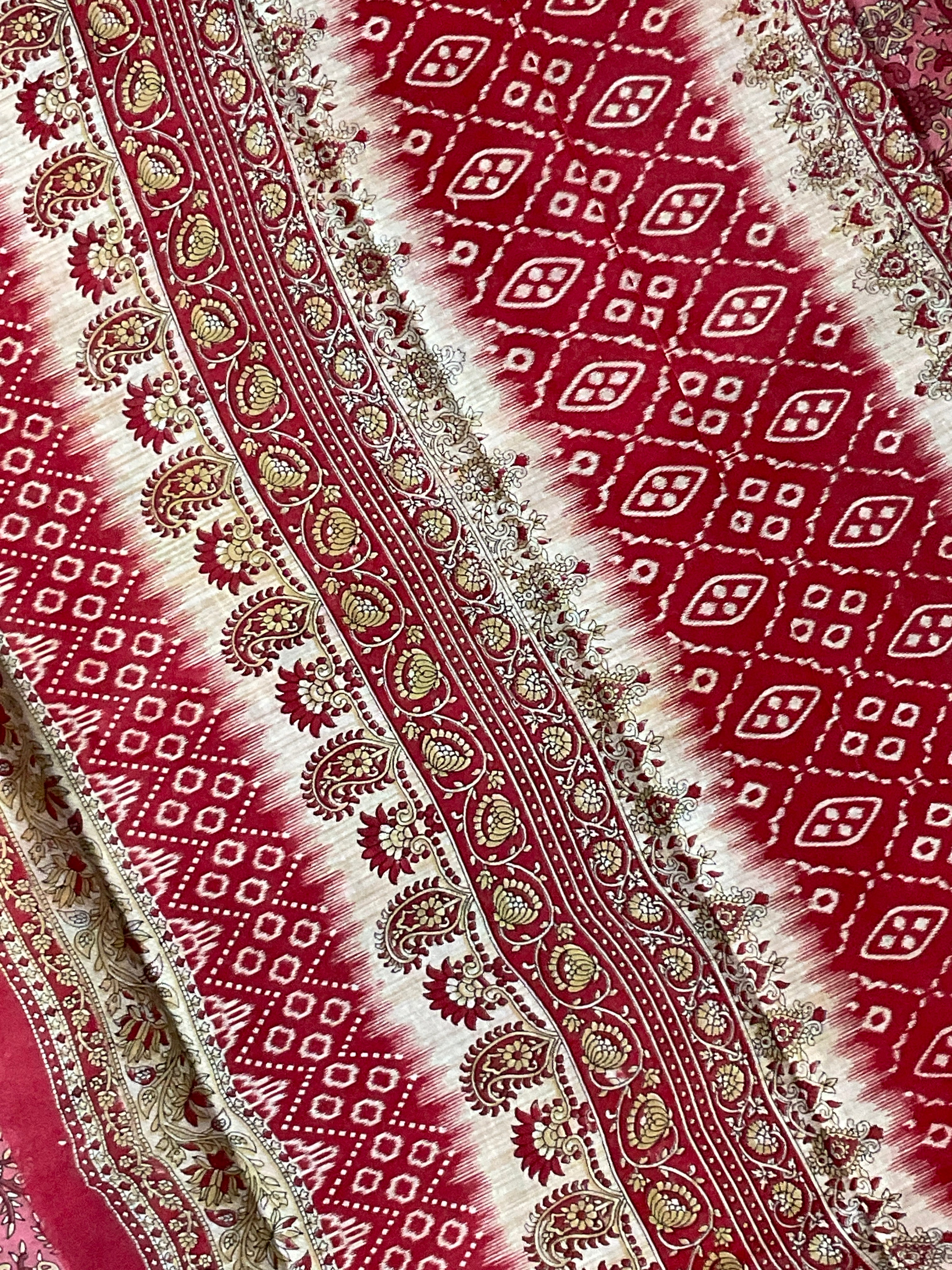 Pink Kalamkari Floral Printed Cotton Saree with Blouse