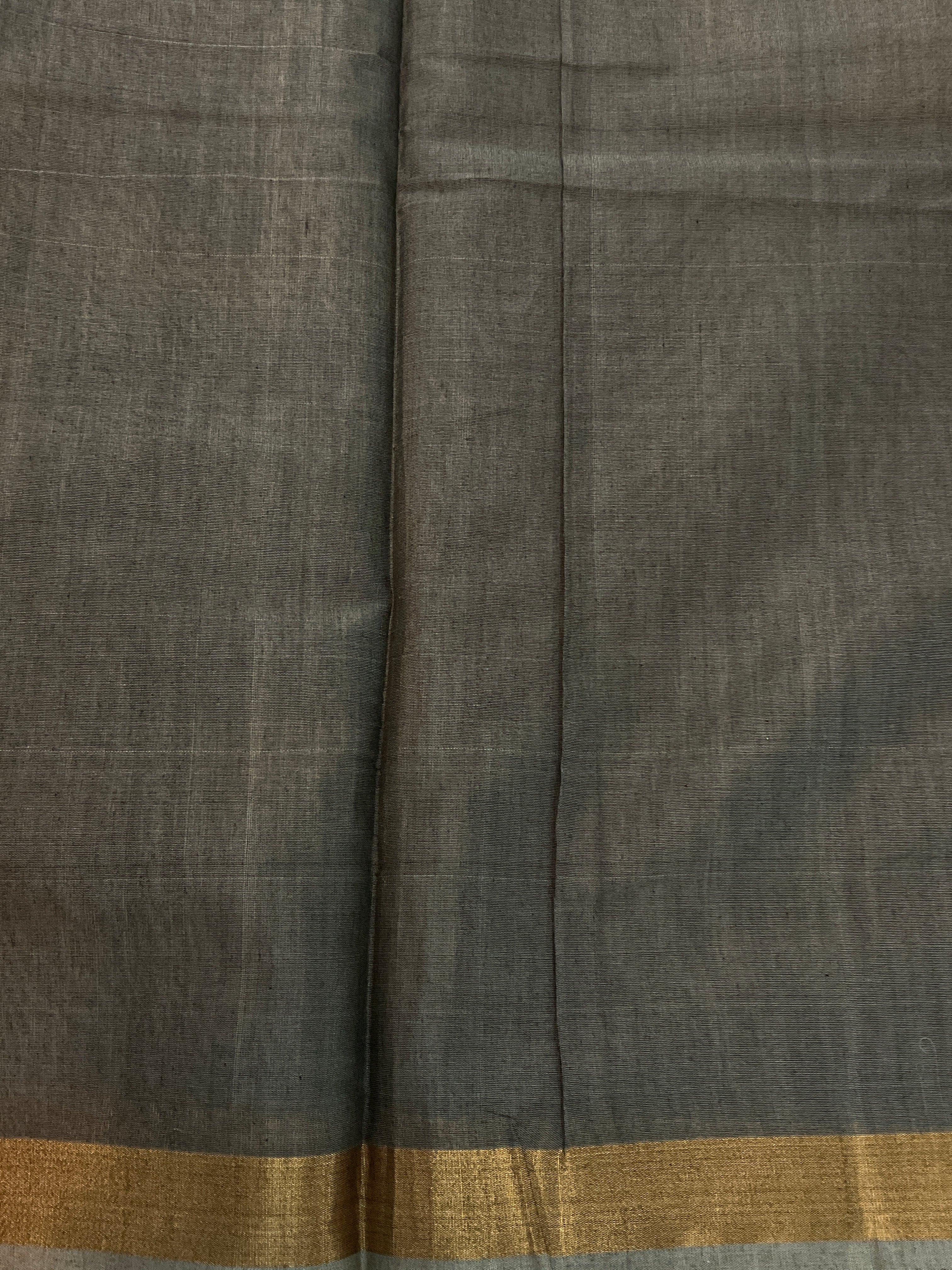 Pochampally Sico Silk saree with white and black colour with the black weaving Pallu and a plain blouse