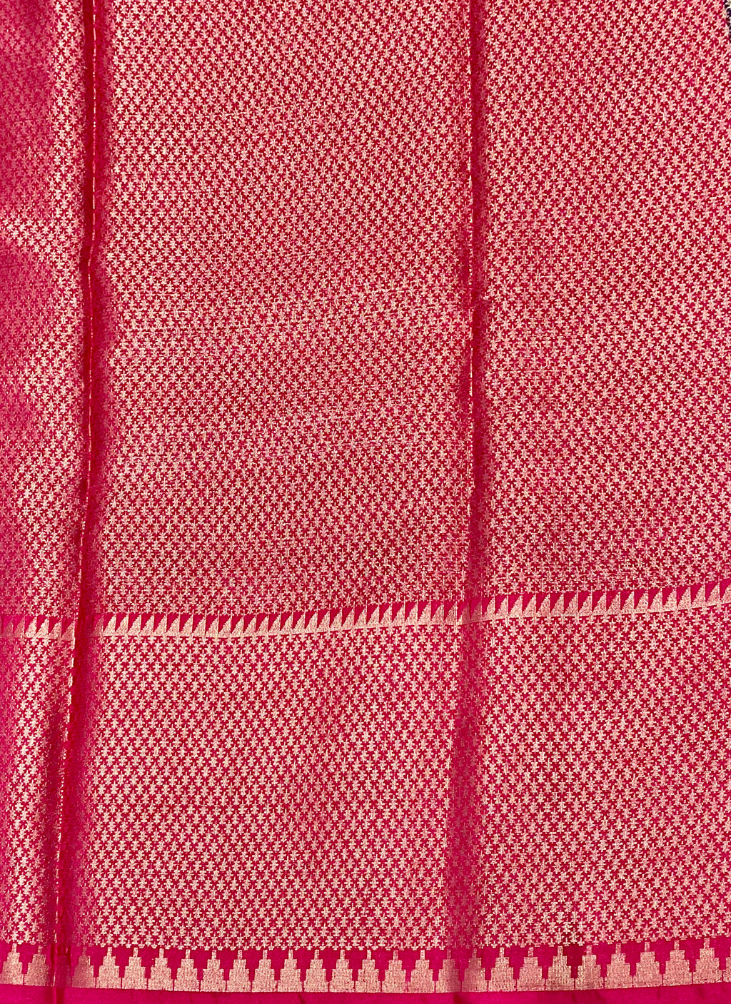 Royal Blue Pochampally Silk Saree